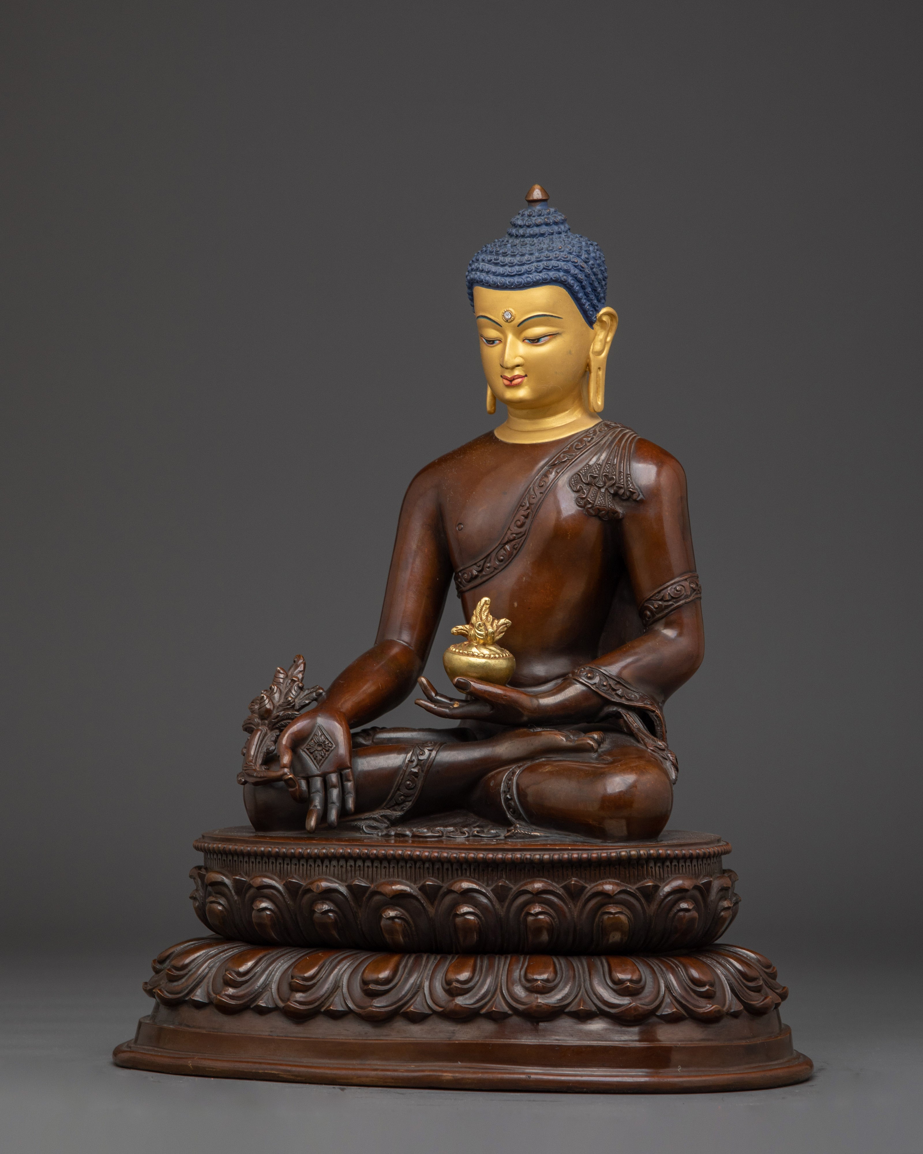 Divine Healer Medicine Buddha Statue | Bhaisajyaguru Artwork