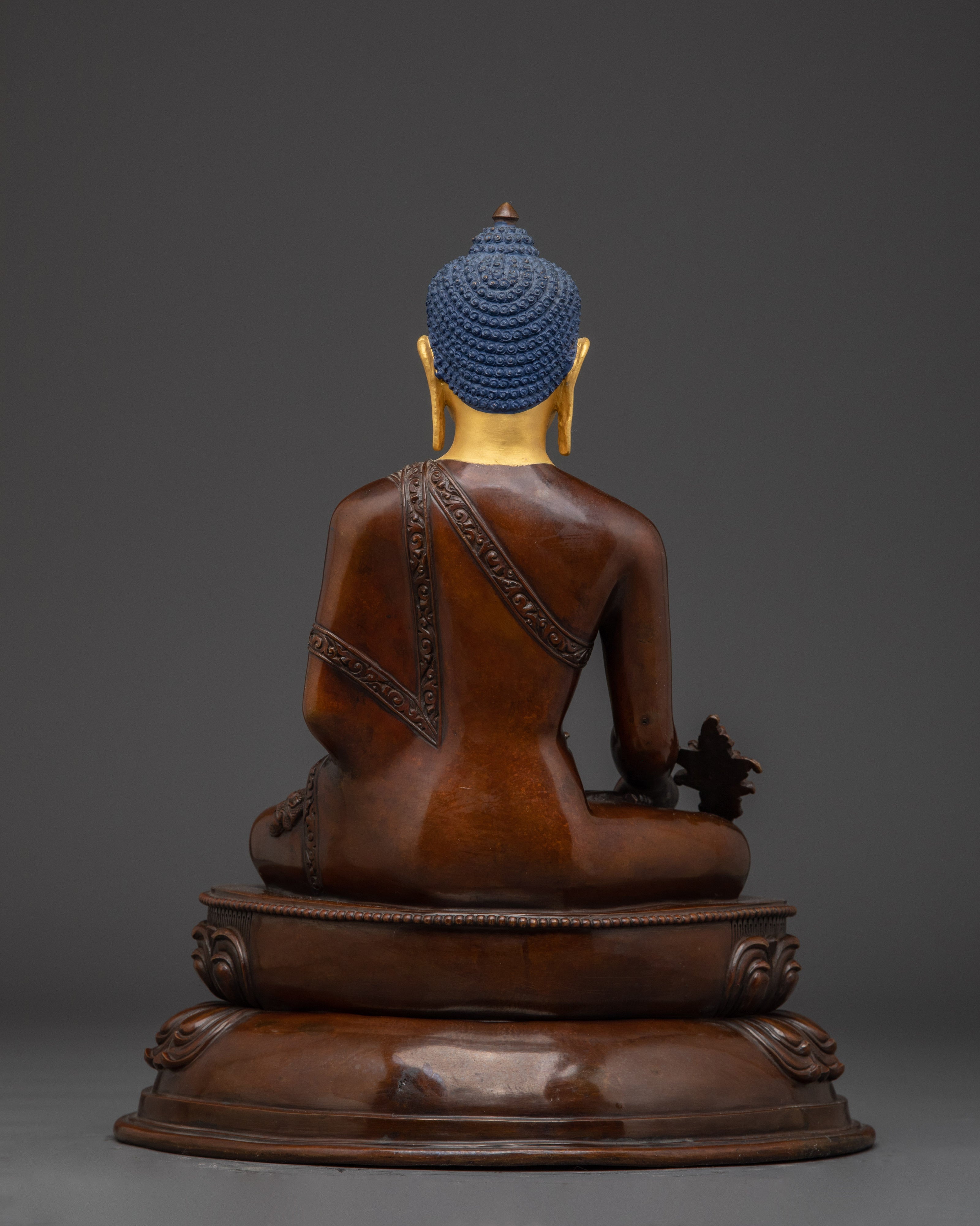 Divine Healer Medicine Buddha Statue | Bhaisajyaguru Artwork