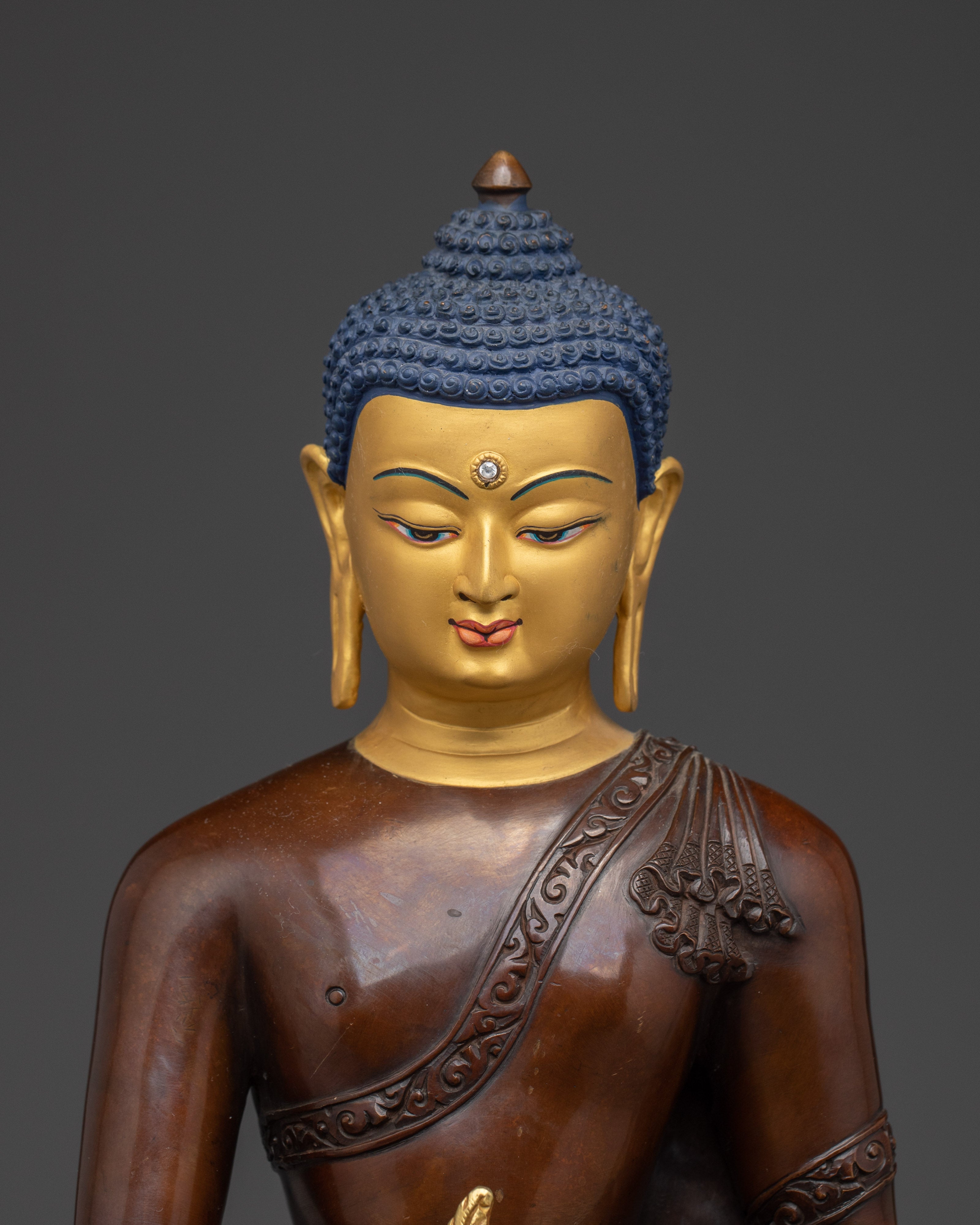 Divine Healer Medicine Buddha Statue | Bhaisajyaguru Artwork