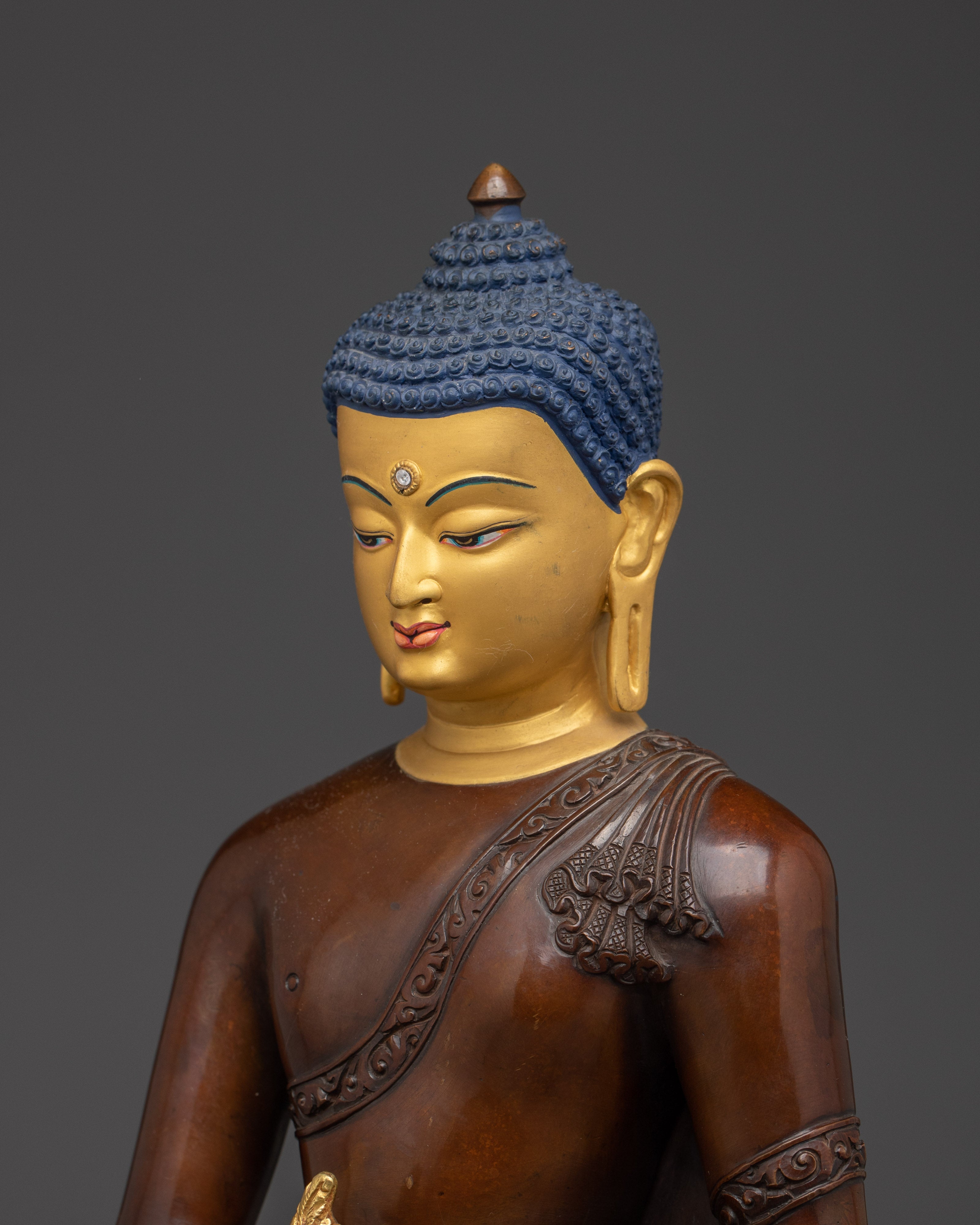 Divine Healer Medicine Buddha Statue | Bhaisajyaguru Artwork