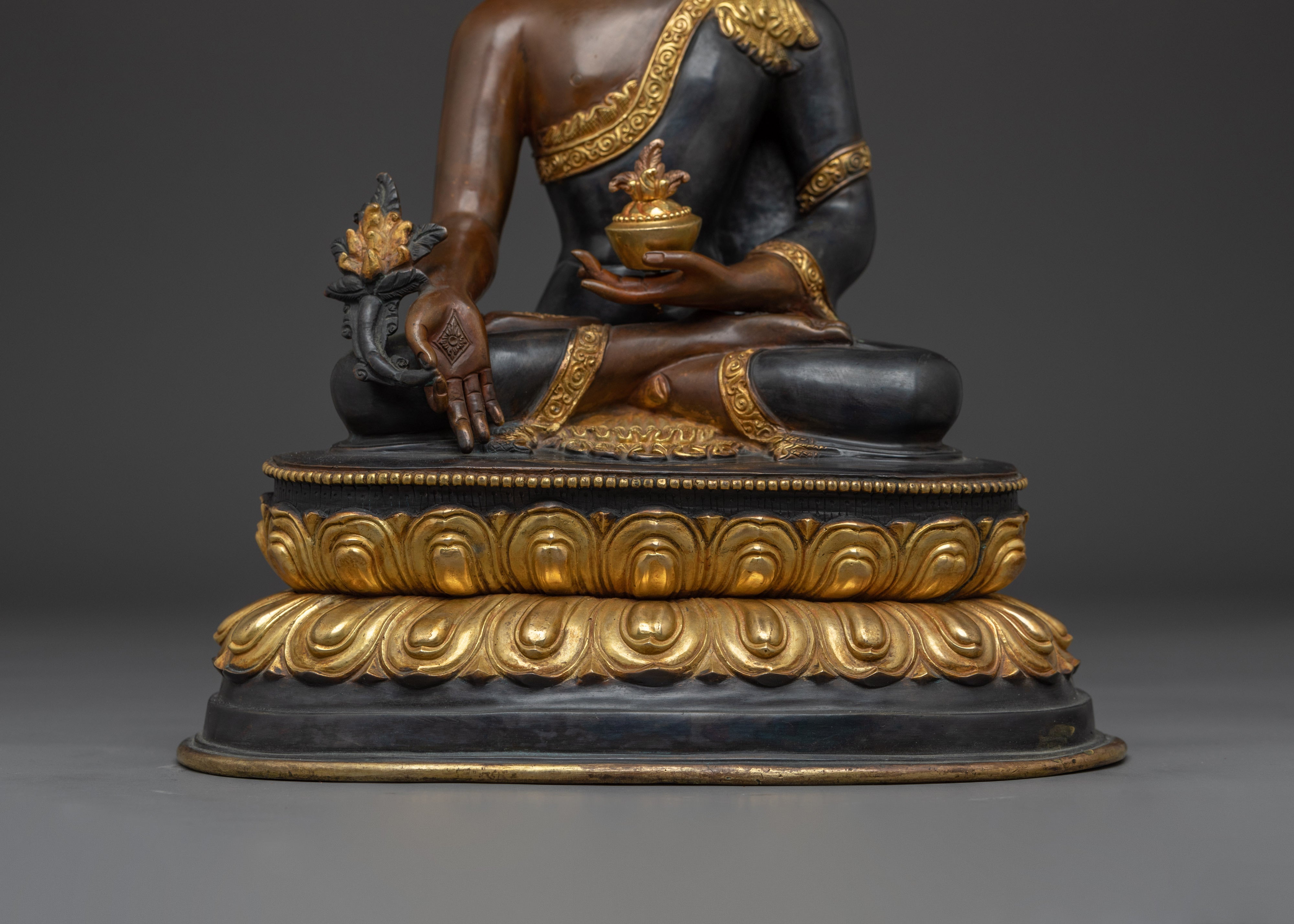 Vajrayana Deity Medicine Buddha Artwork | Healing Deity of Tibetan Buddhism