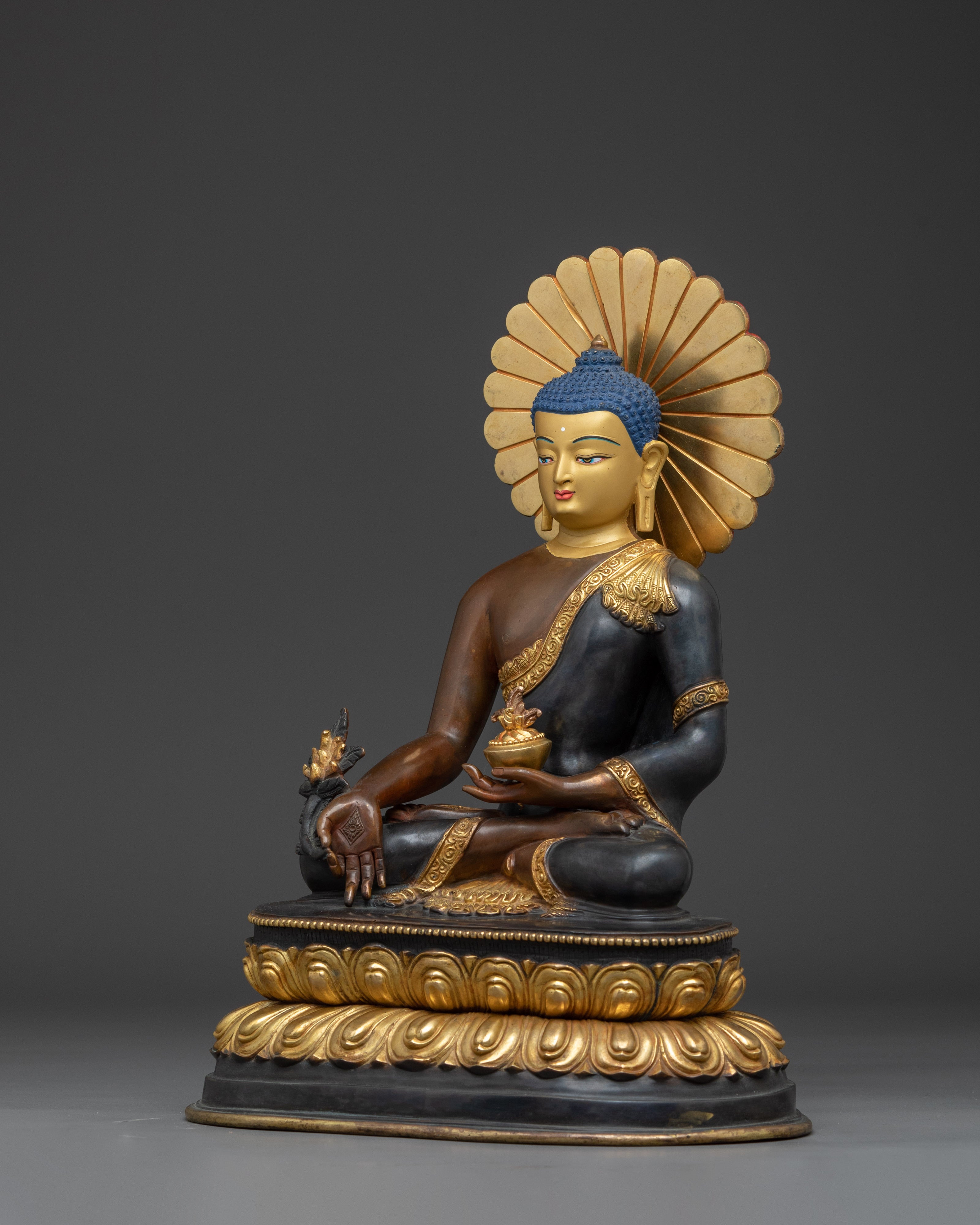 Vajrayana Deity Medicine Buddha Artwork | Healing Deity of Tibetan Buddhism