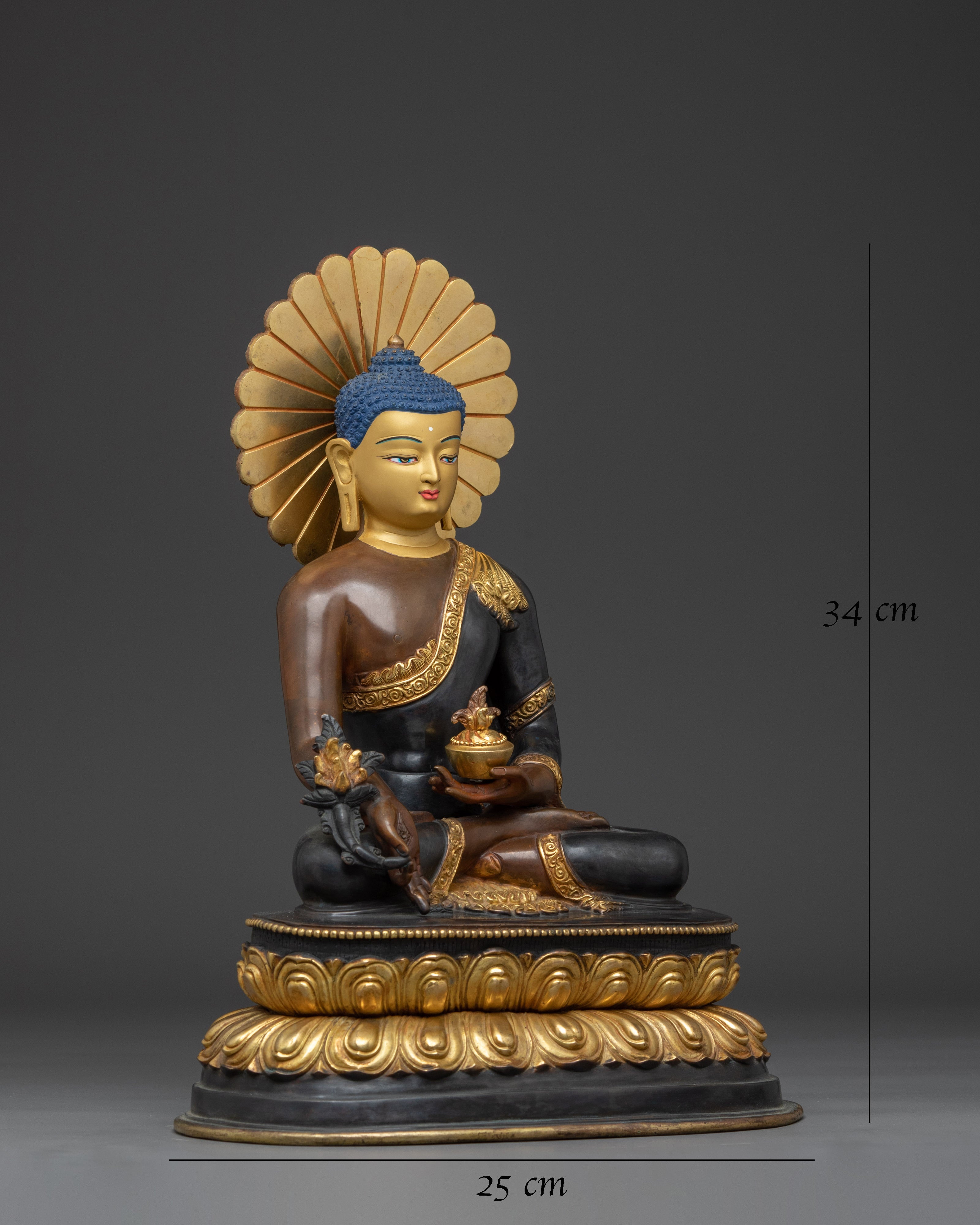 Vajrayana Deity Medicine Buddha Artwork