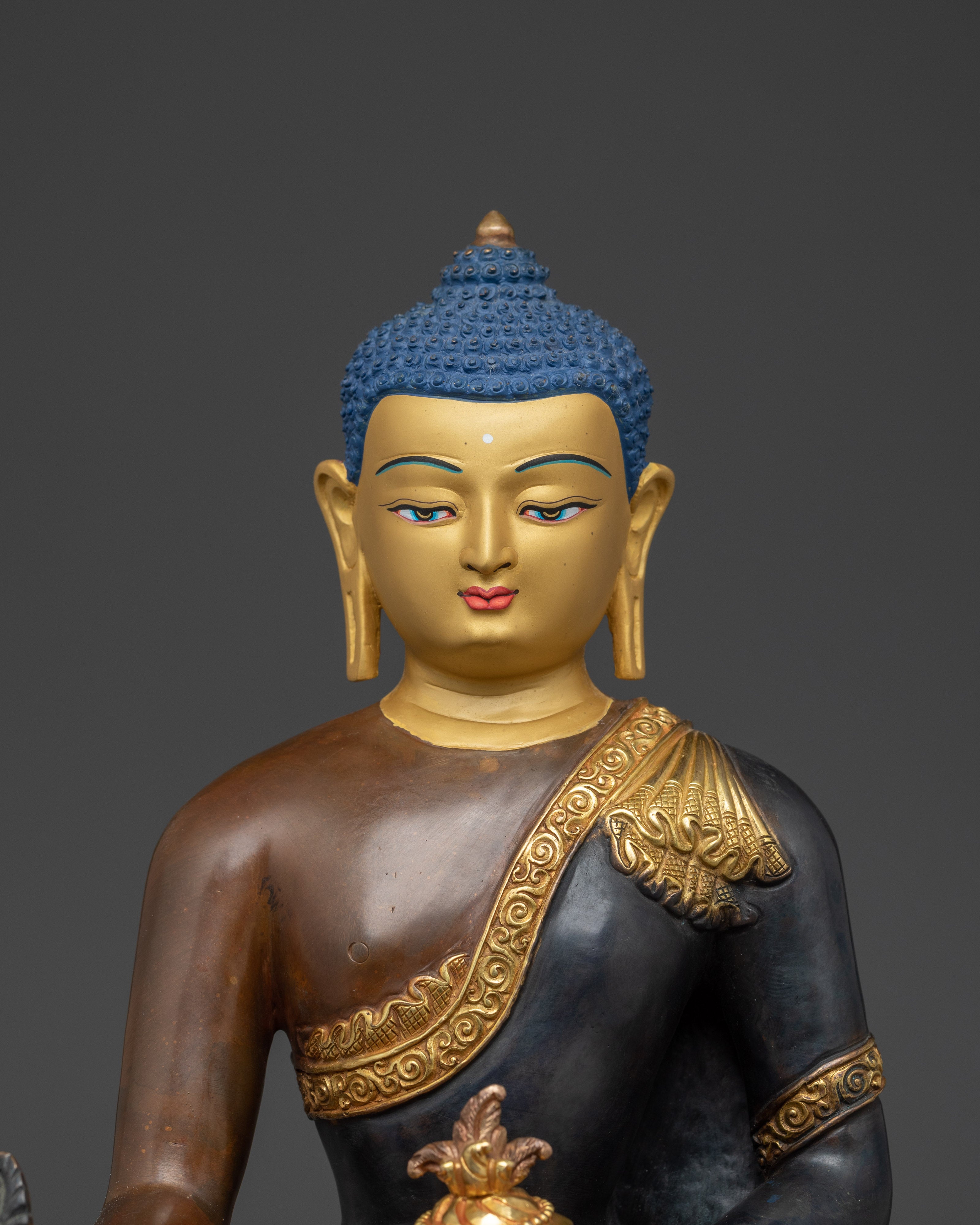 Vajrayana Deity Medicine Buddha Artwork | Healing Deity of Tibetan Buddhism