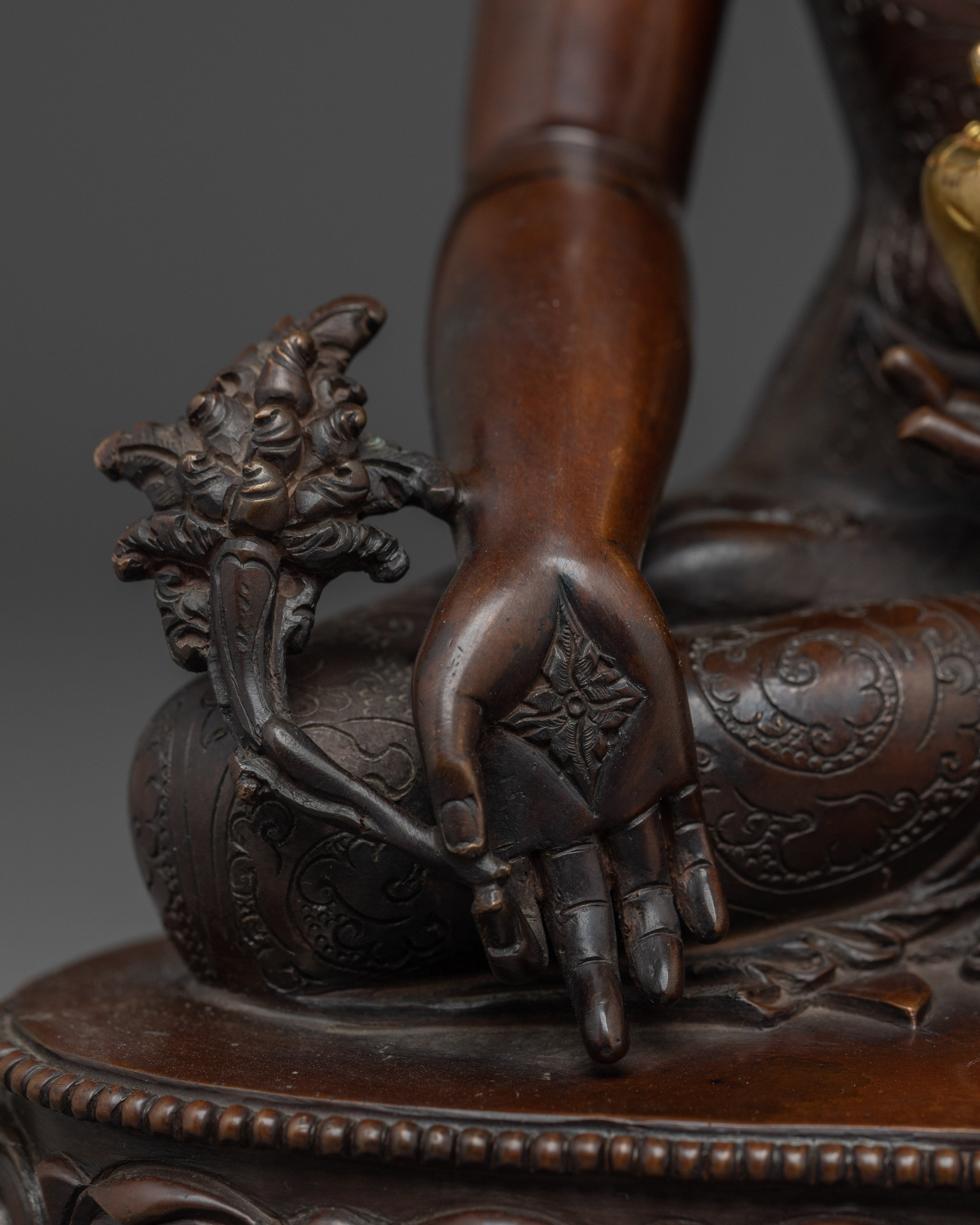 Oxidized Art of Medicine Buddha | Also known as Bhaisajya-guru