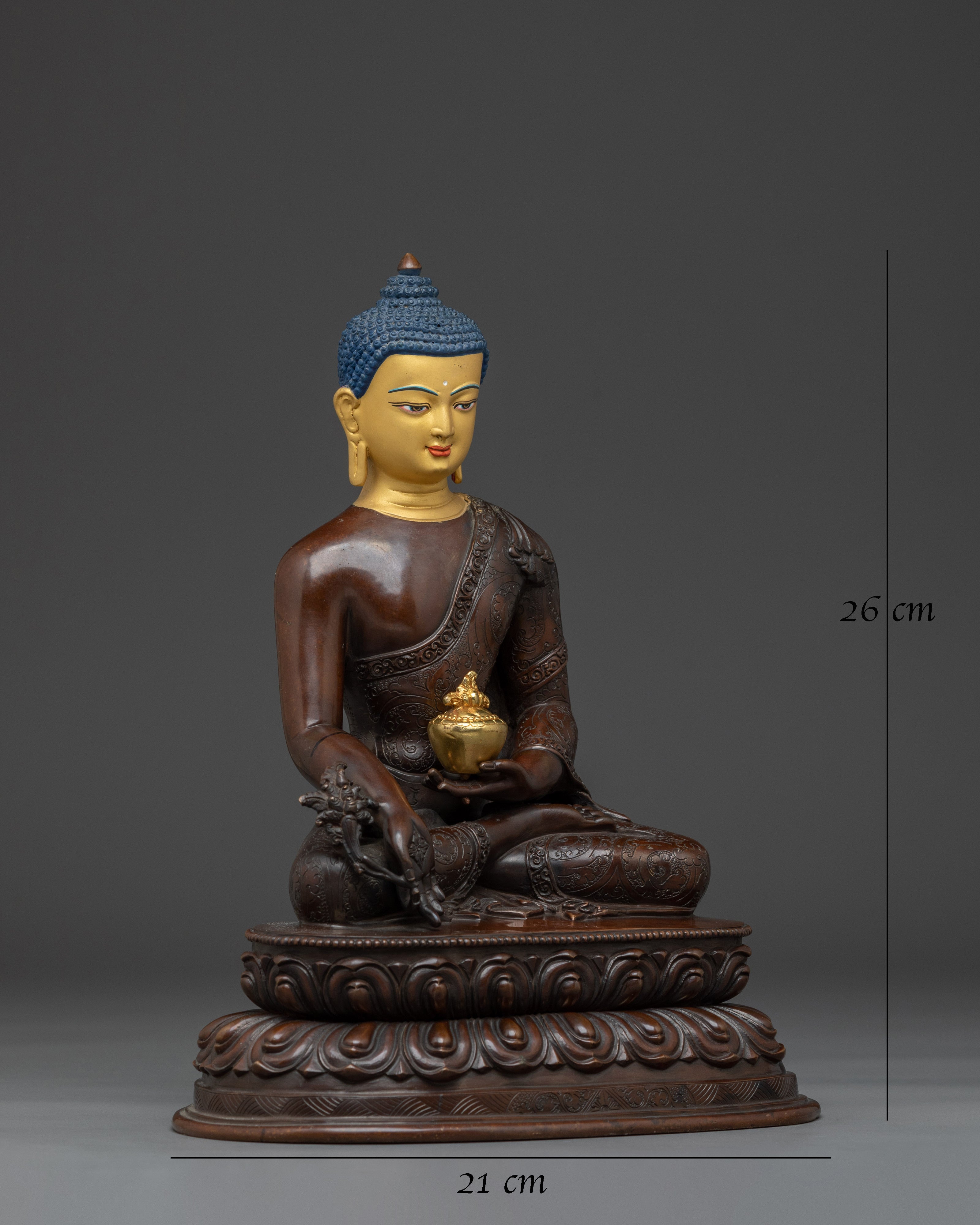 Oxidized Art of Medicine Buddha