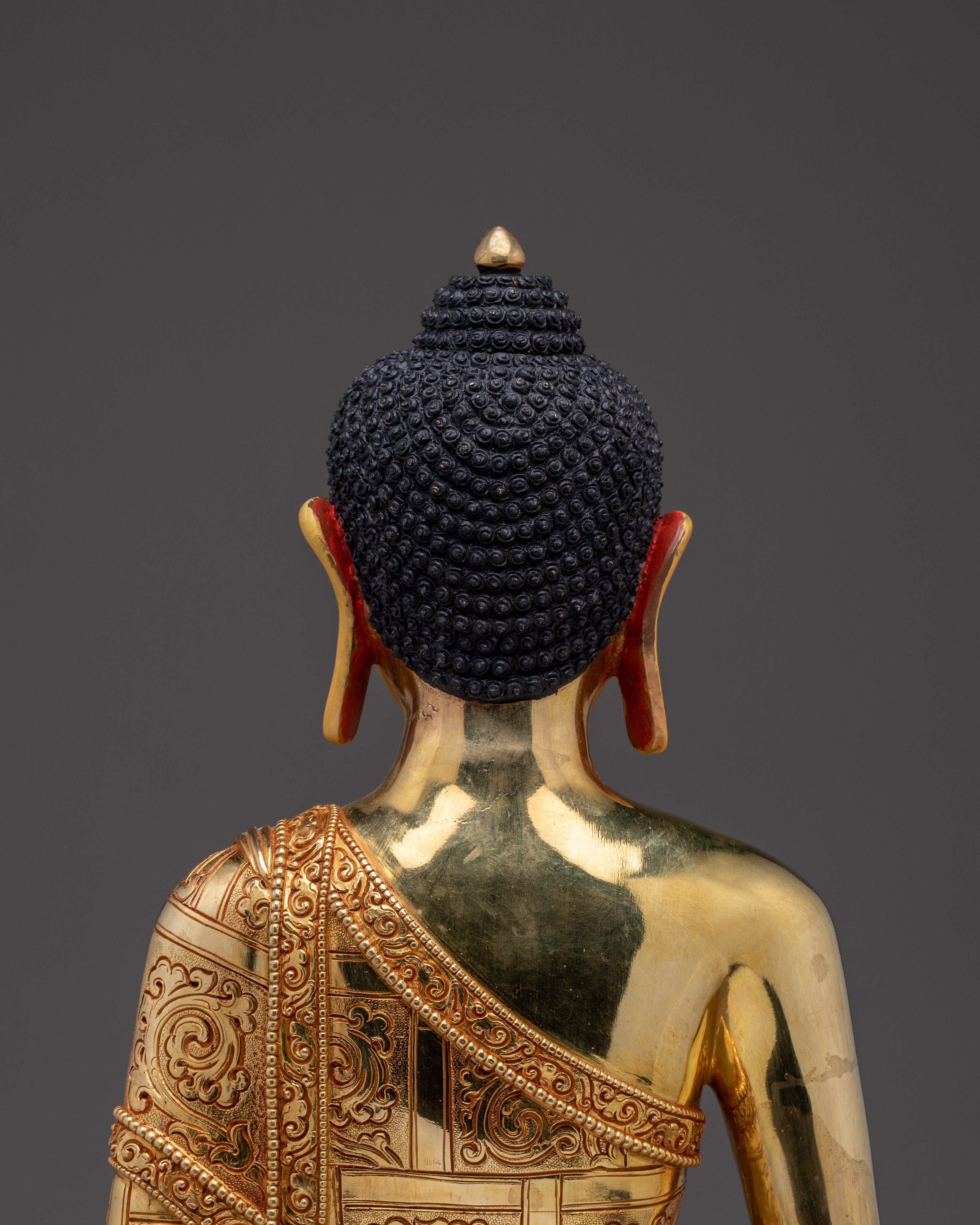 24K Gold Gilded Amitabha Buddha Art | Buddha of Infinite Light