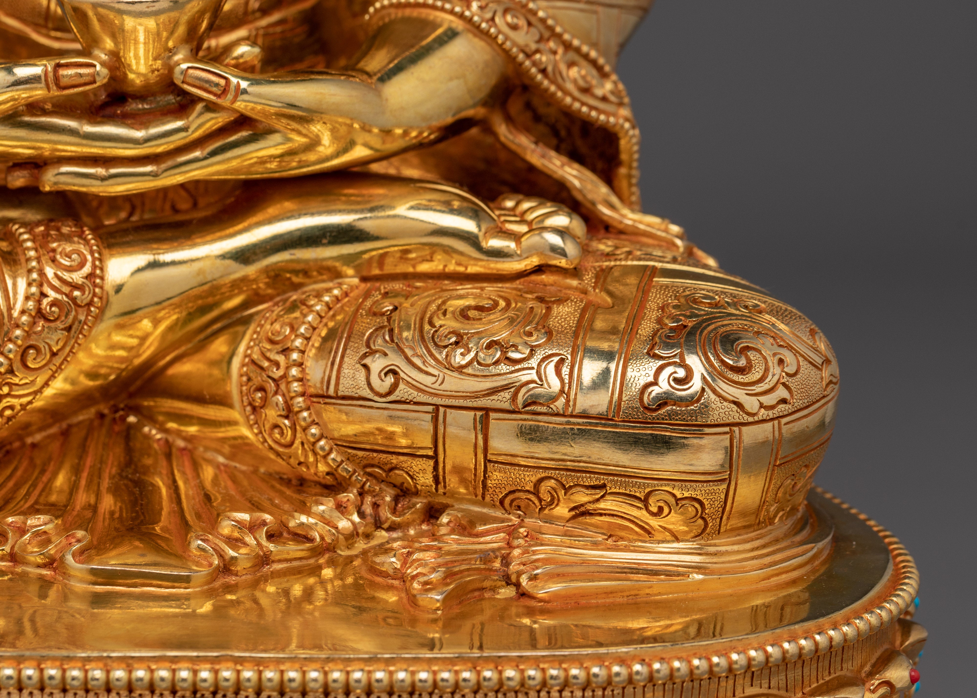 24K Gold Gilded Amitabha Buddha Art | Buddha of Infinite Light