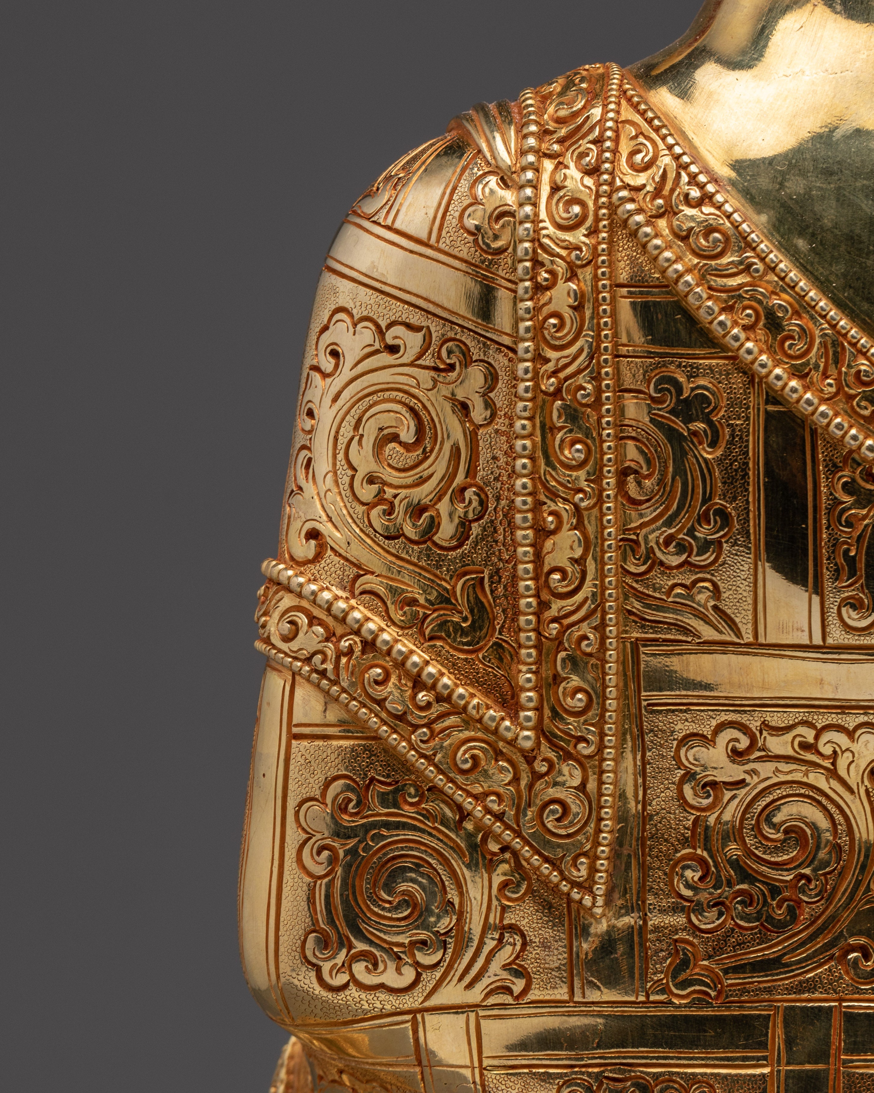 24K Gold Gilded Amitabha Buddha Art | Buddha of Infinite Light