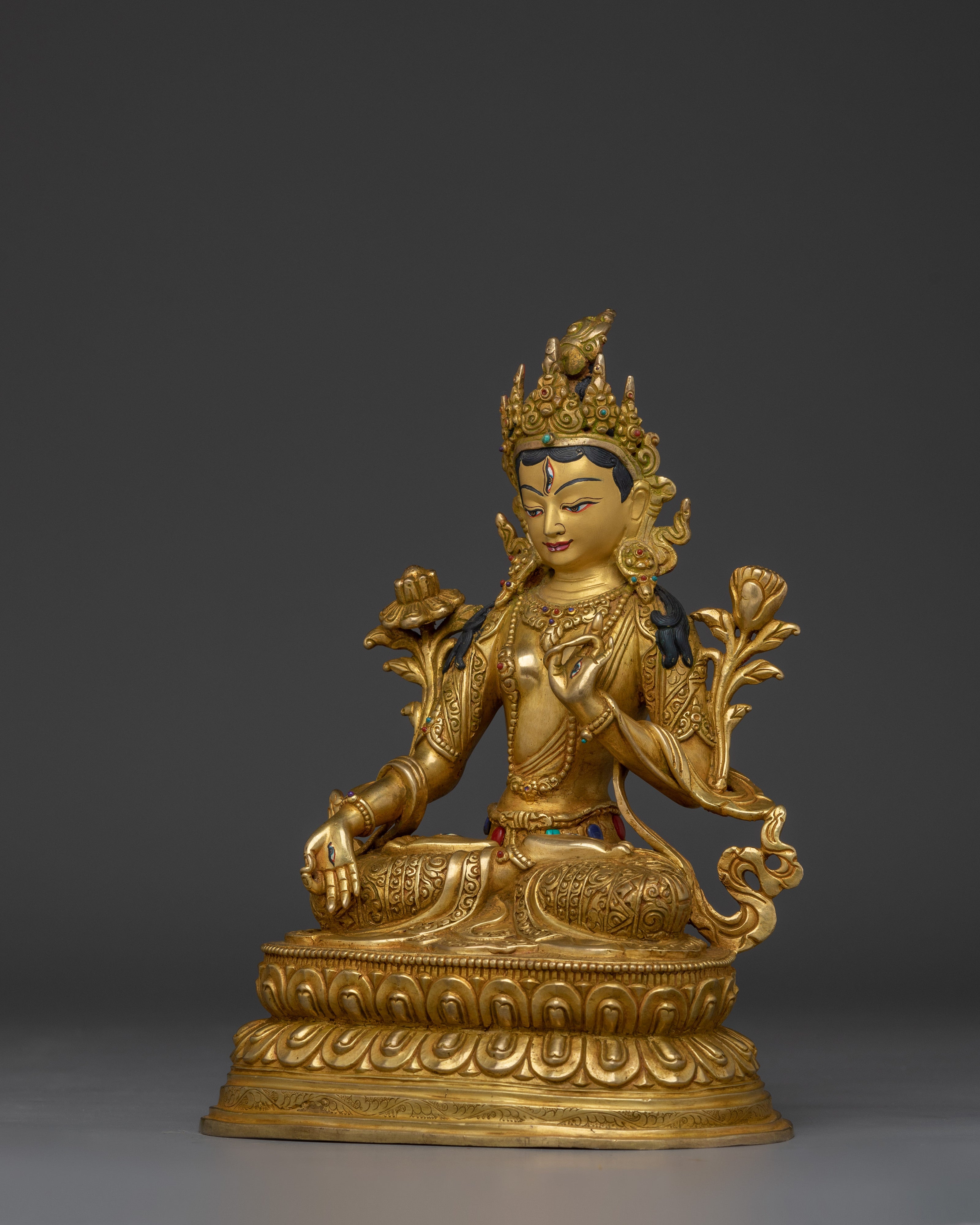 Sita Tara Tibetan Deity Artwork | White Tara - Healing Deity