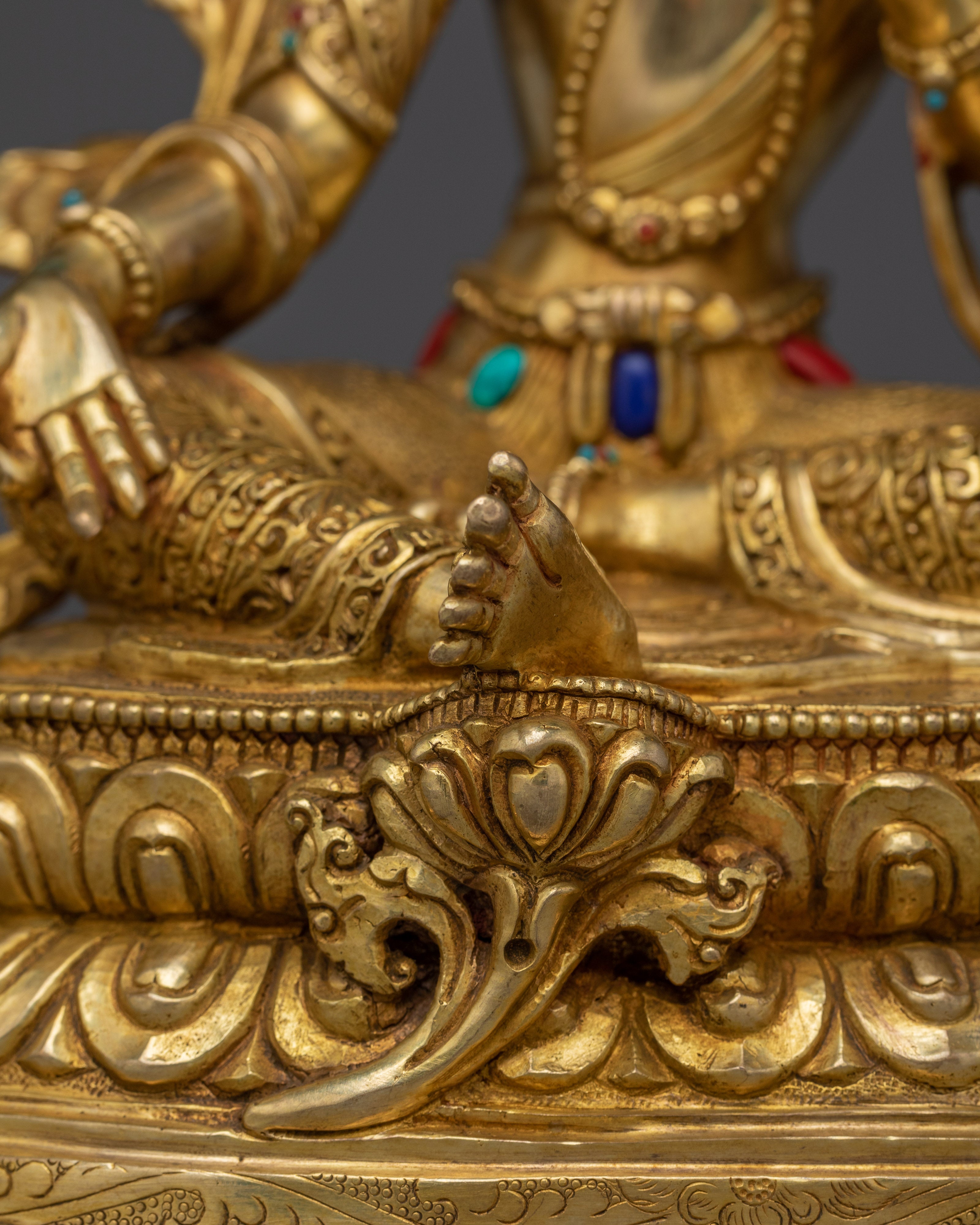 Green Tara Art - Compassion Deity | Embodiment of Swift Protection