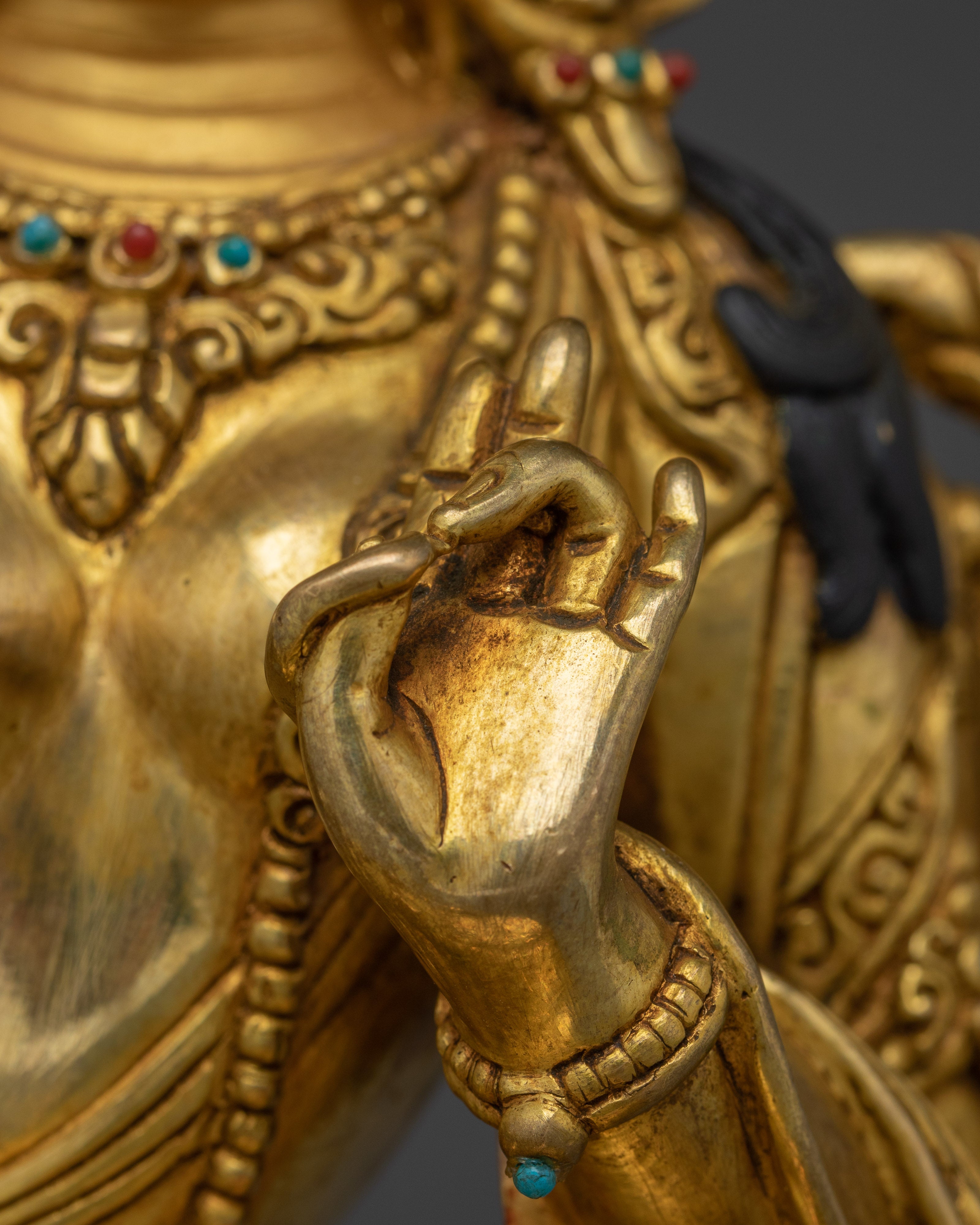 Green Tara Art - Compassion Deity | Embodiment of Swift Protection