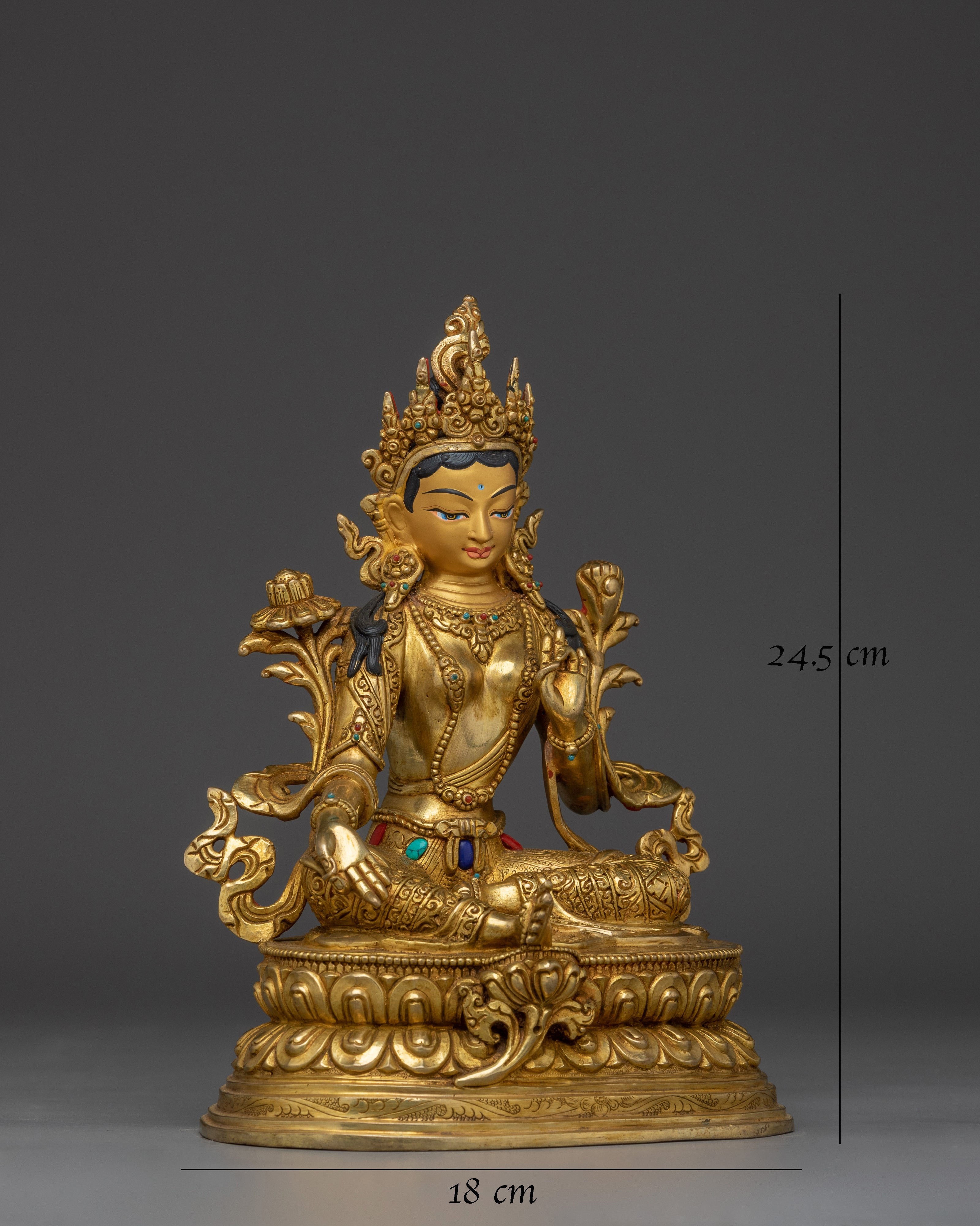 Green Tara Art - Compassion Deity