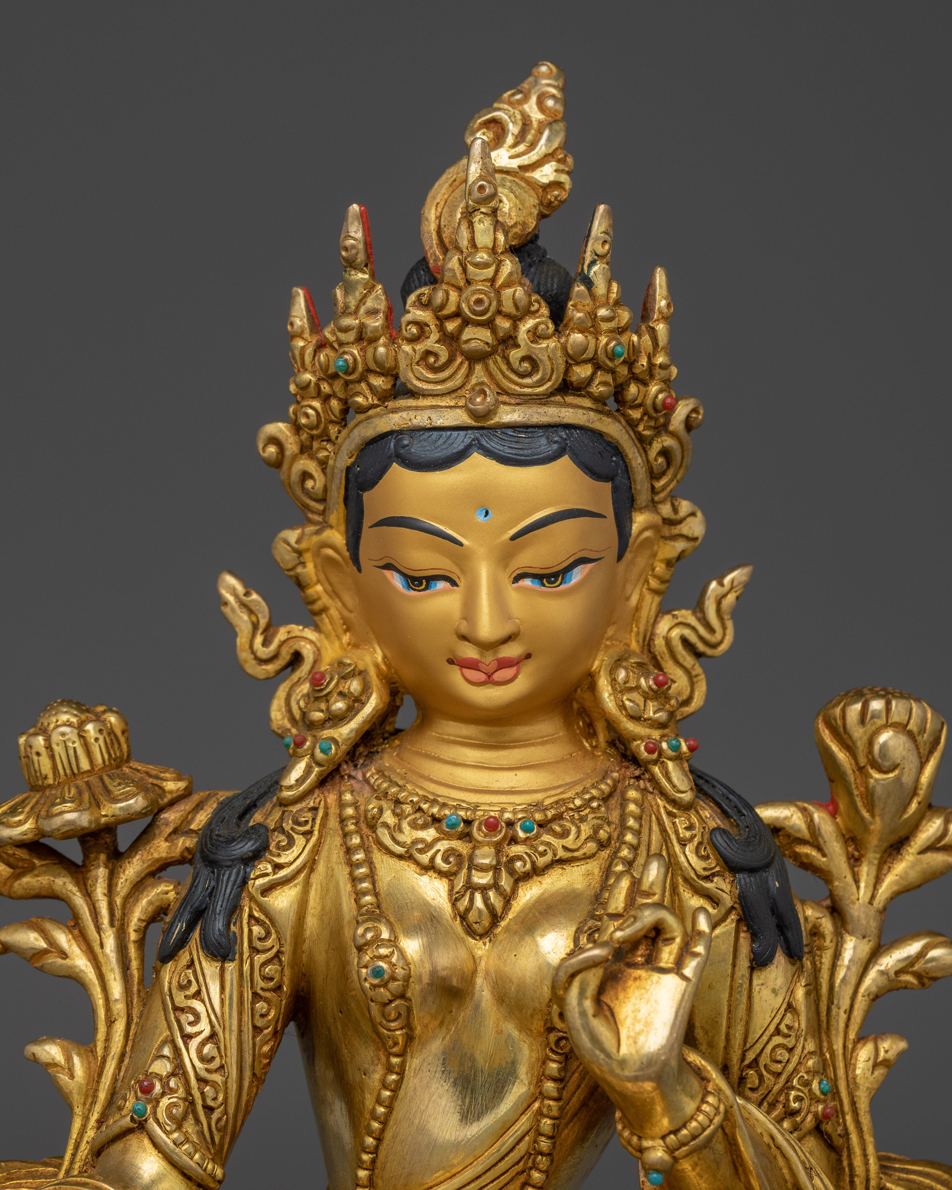 Green Tara Art - Compassion Deity | Embodiment of Swift Protection