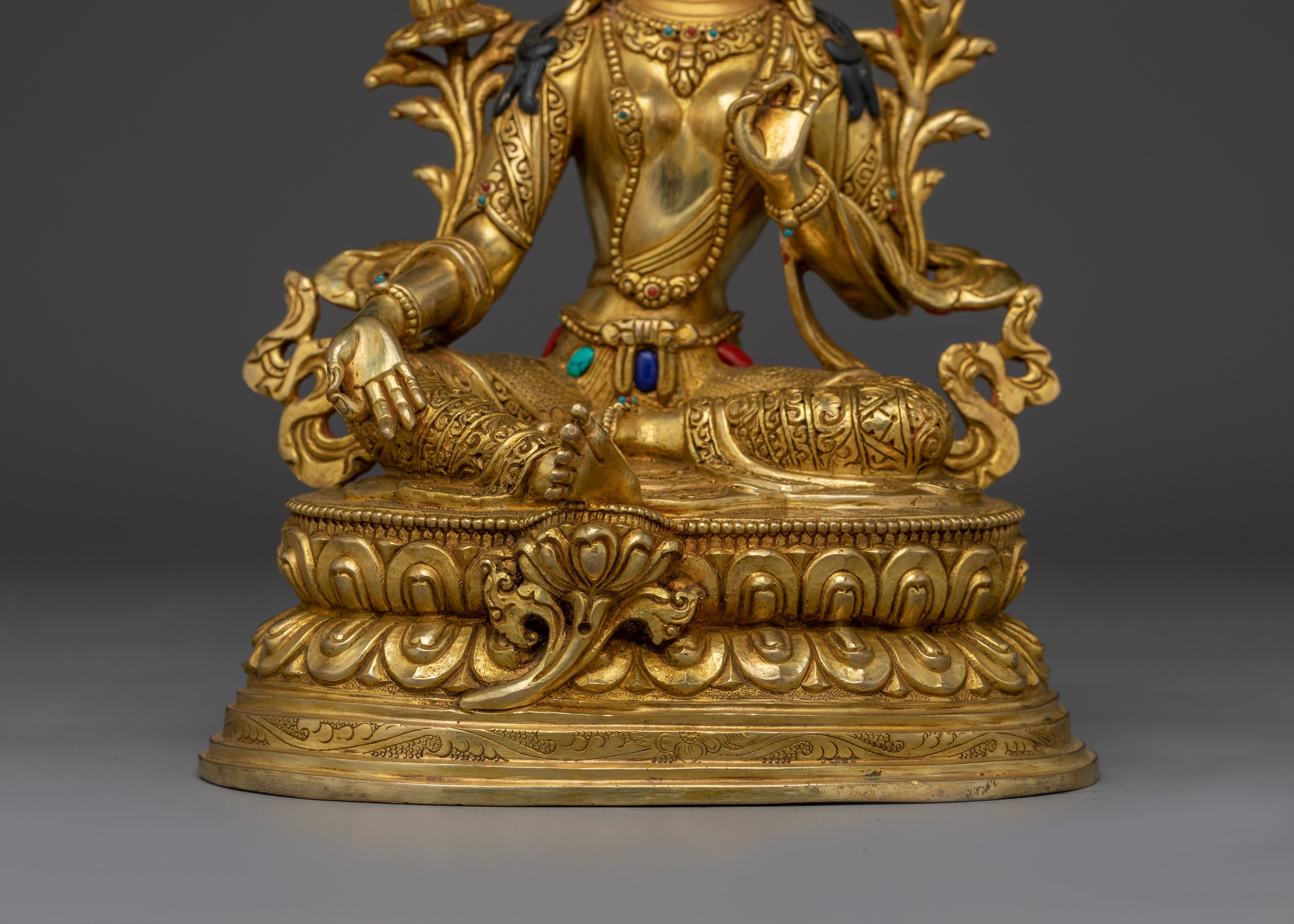 Green Tara Art - Compassion Deity | Embodiment of Swift Protection