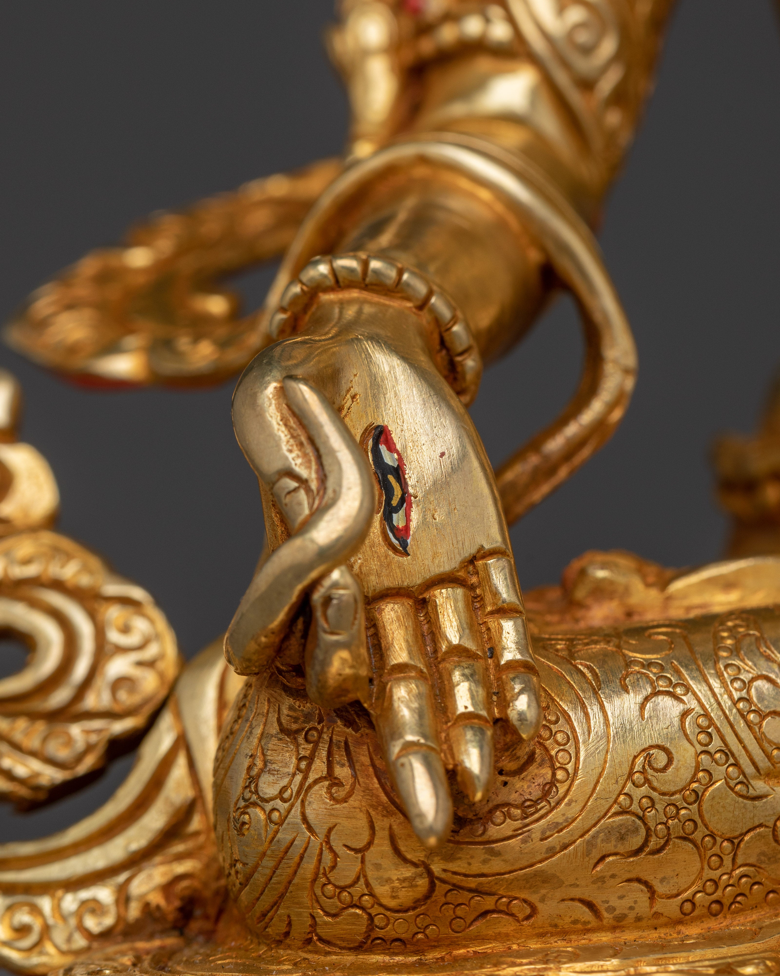 Sita Tara Tibetan Deity Sculpture | White Tara - Healing Deity