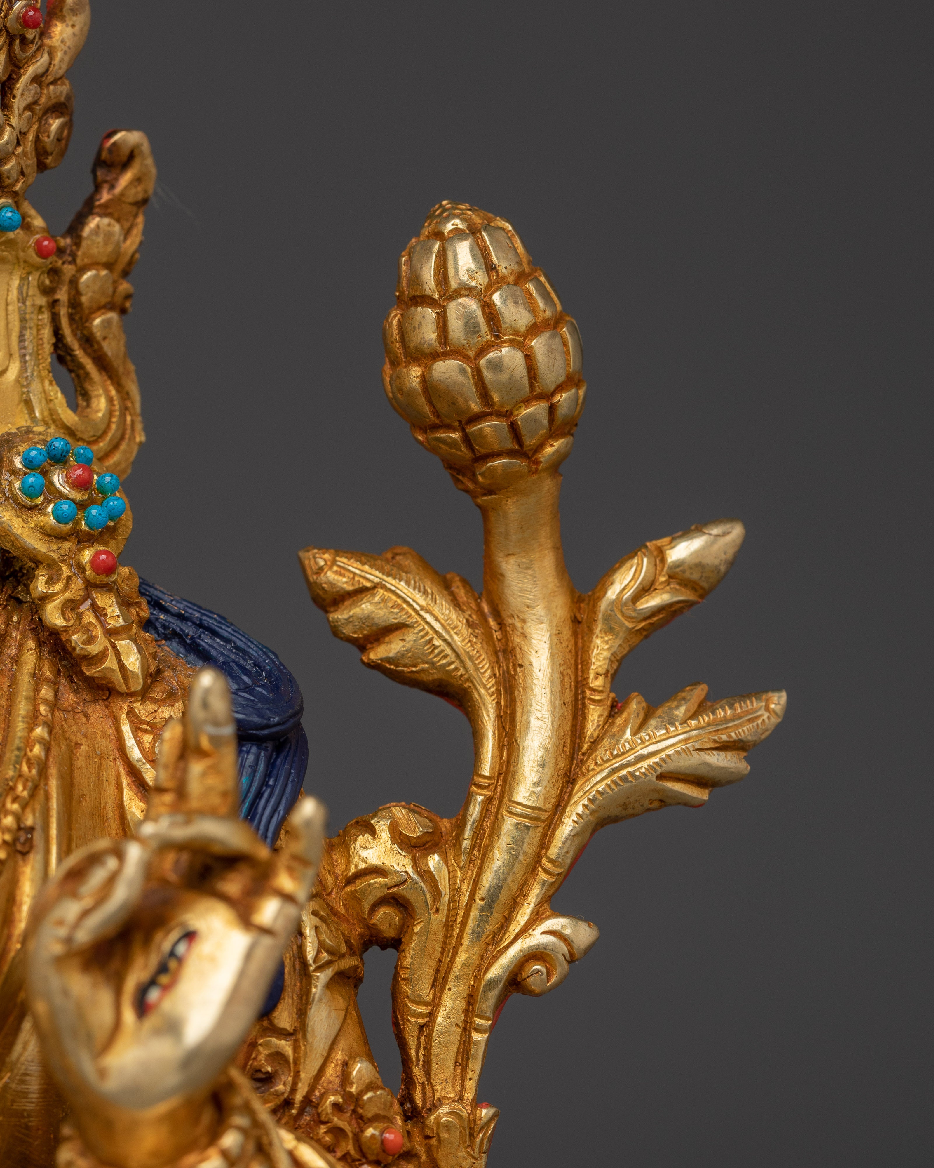 Sita Tara Tibetan Deity Sculpture | White Tara - Healing Deity