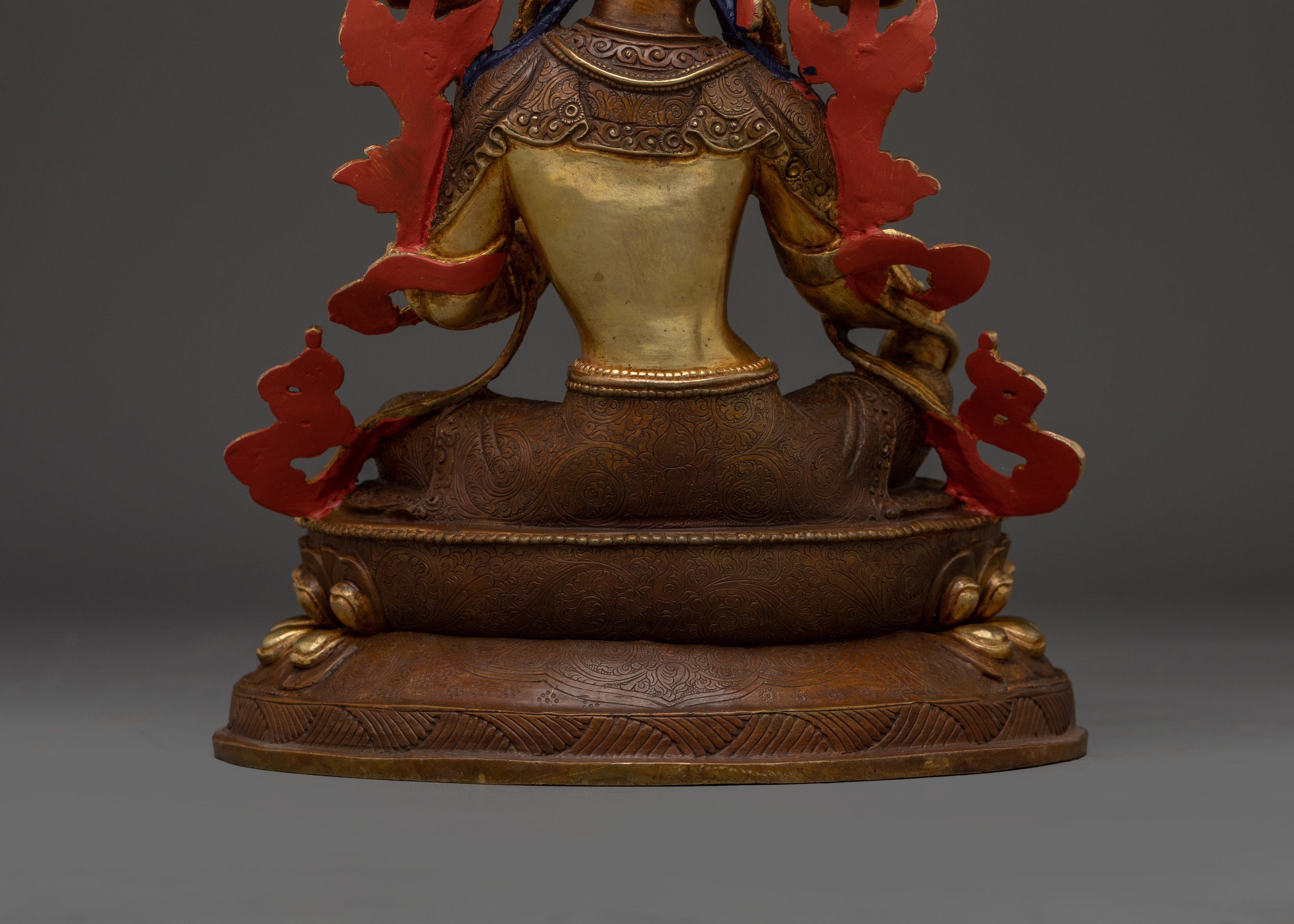Peaceful Shyama Tara Artwork | Green Tara - Swift Savior Deity