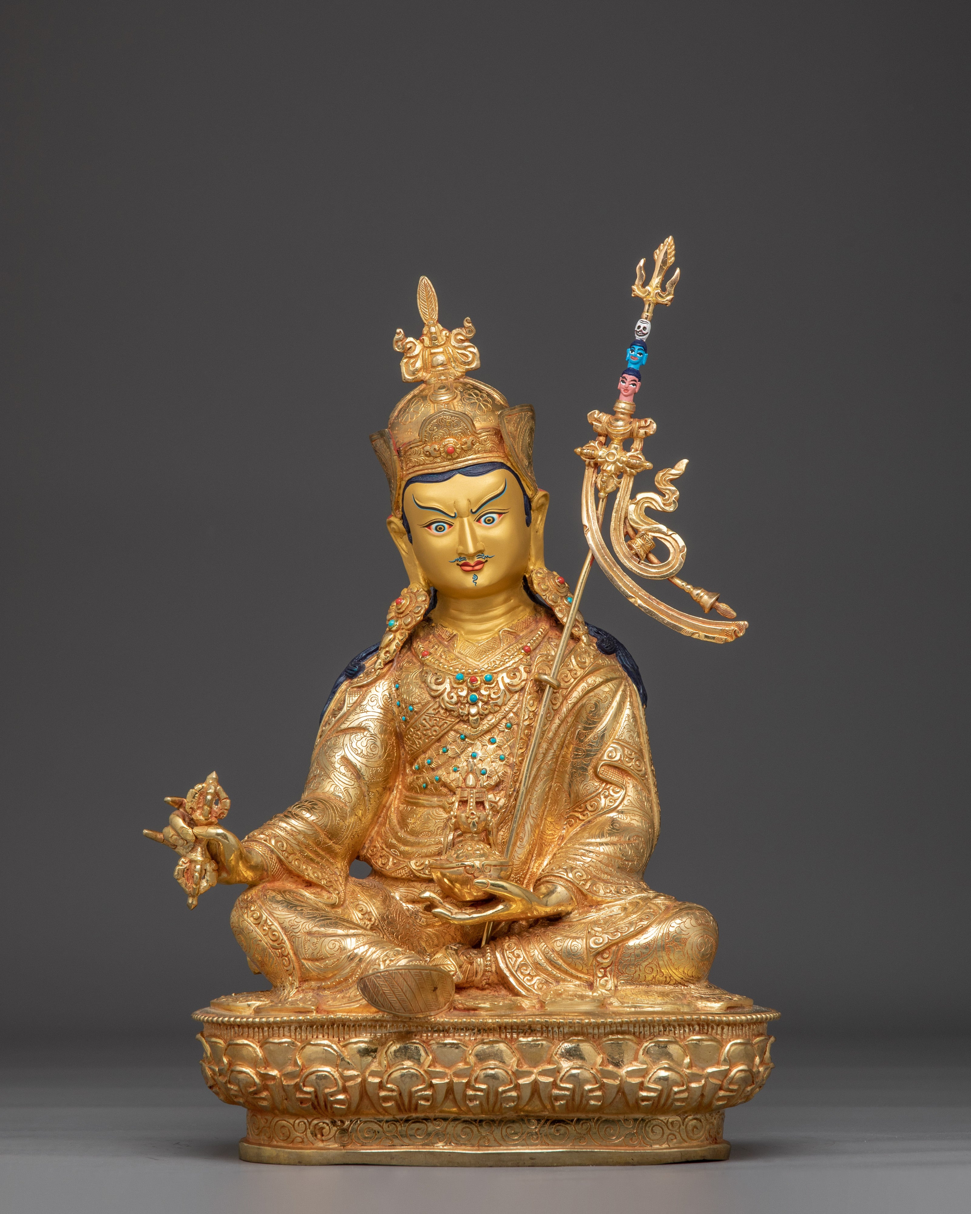 Traditional Himalayan Art of Guru Rinpoche | Tibetan Tantric Master