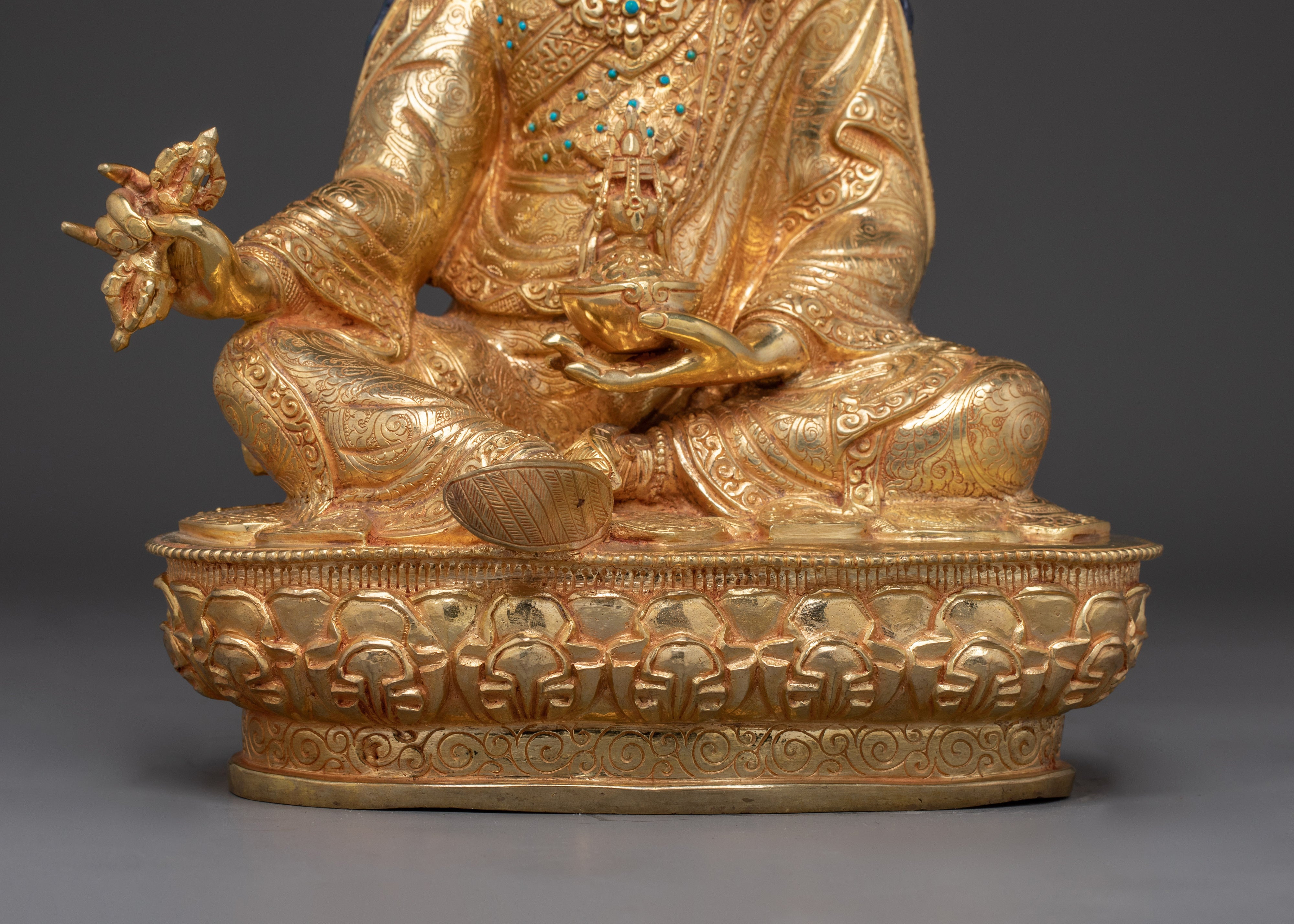 Traditional Himalayan Art of Guru Rinpoche | Tibetan Tantric Master