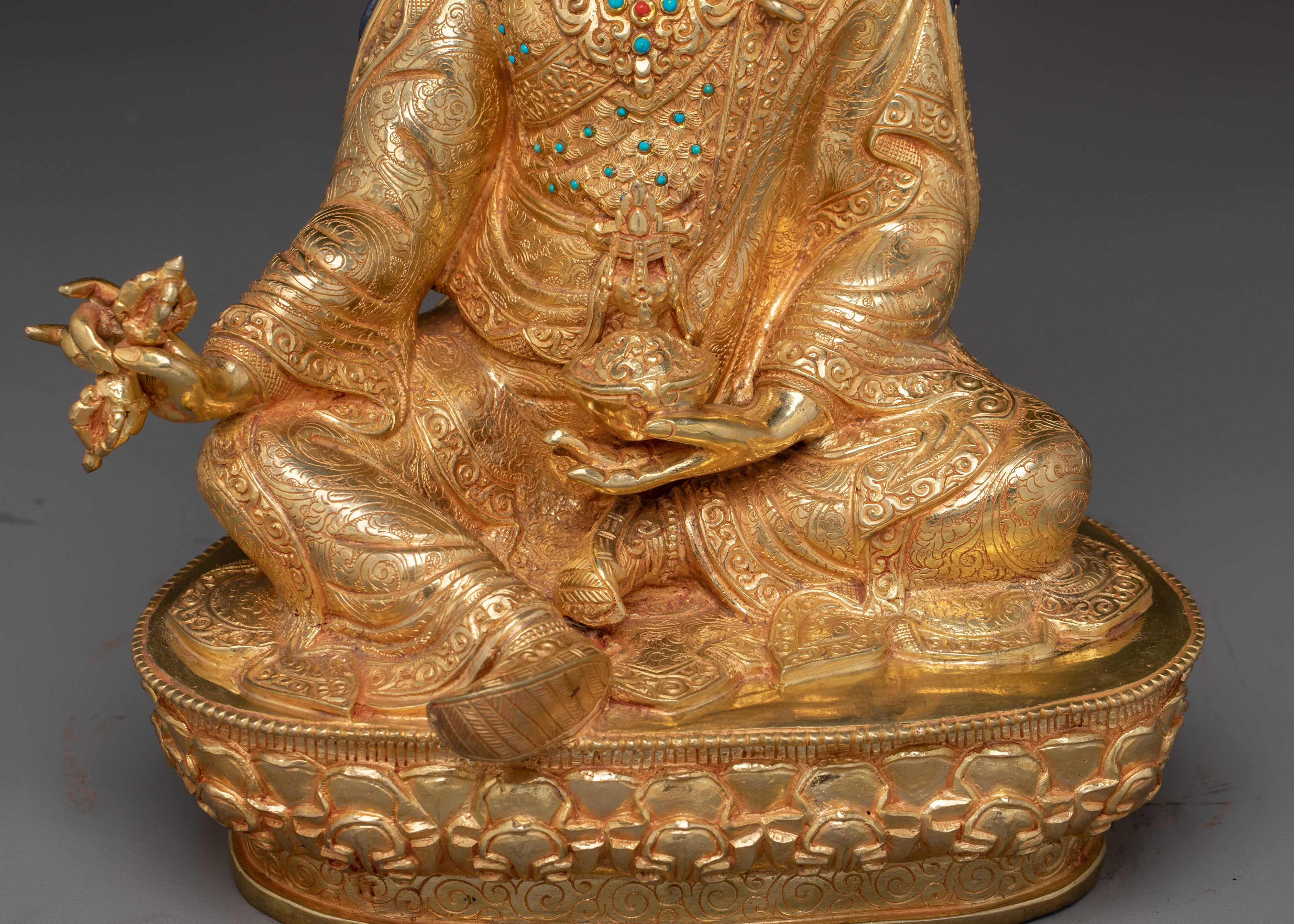 Traditional Himalayan Art of Guru Rinpoche | Tibetan Tantric Master