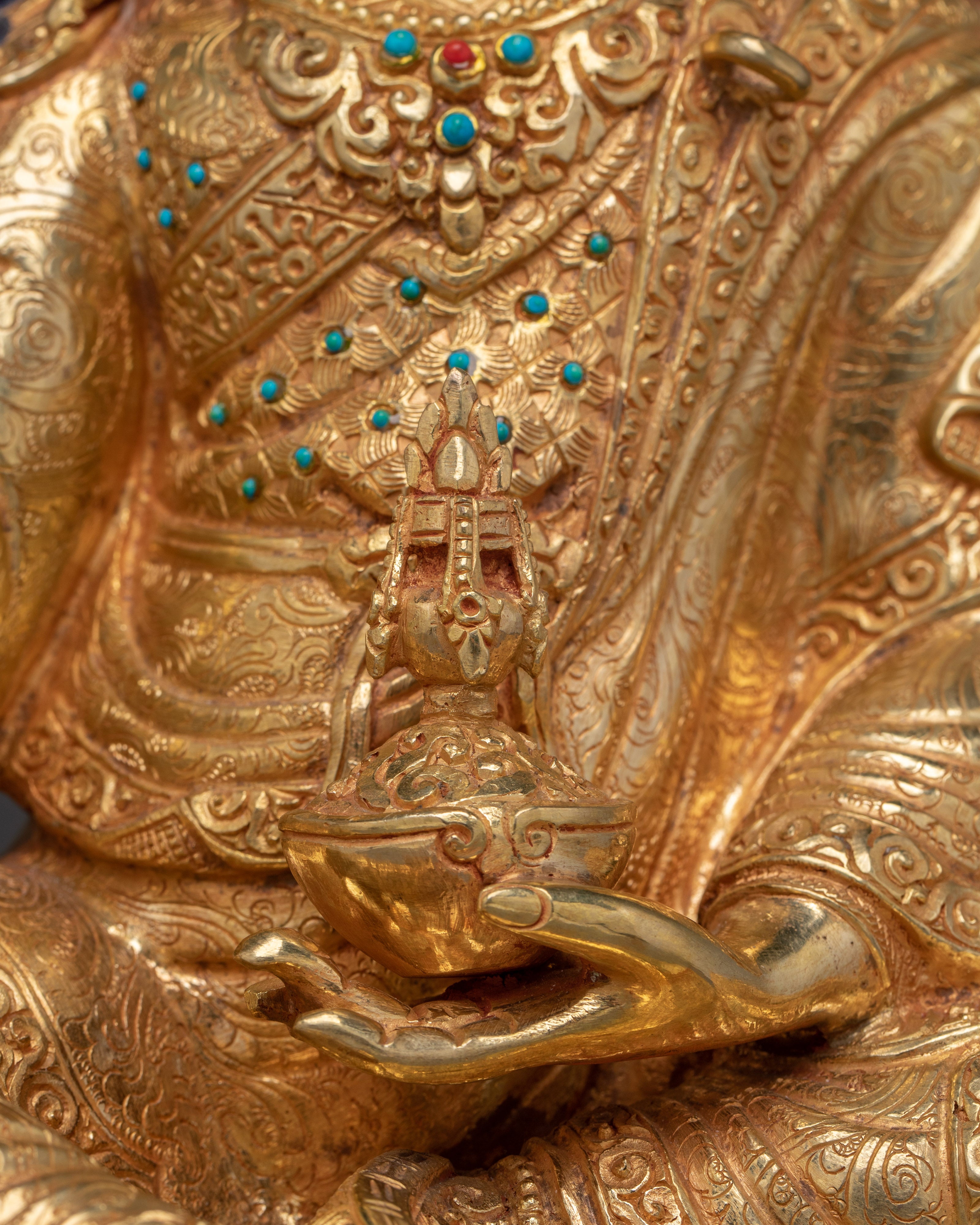 Traditional Himalayan Art of Guru Rinpoche | Tibetan Tantric Master