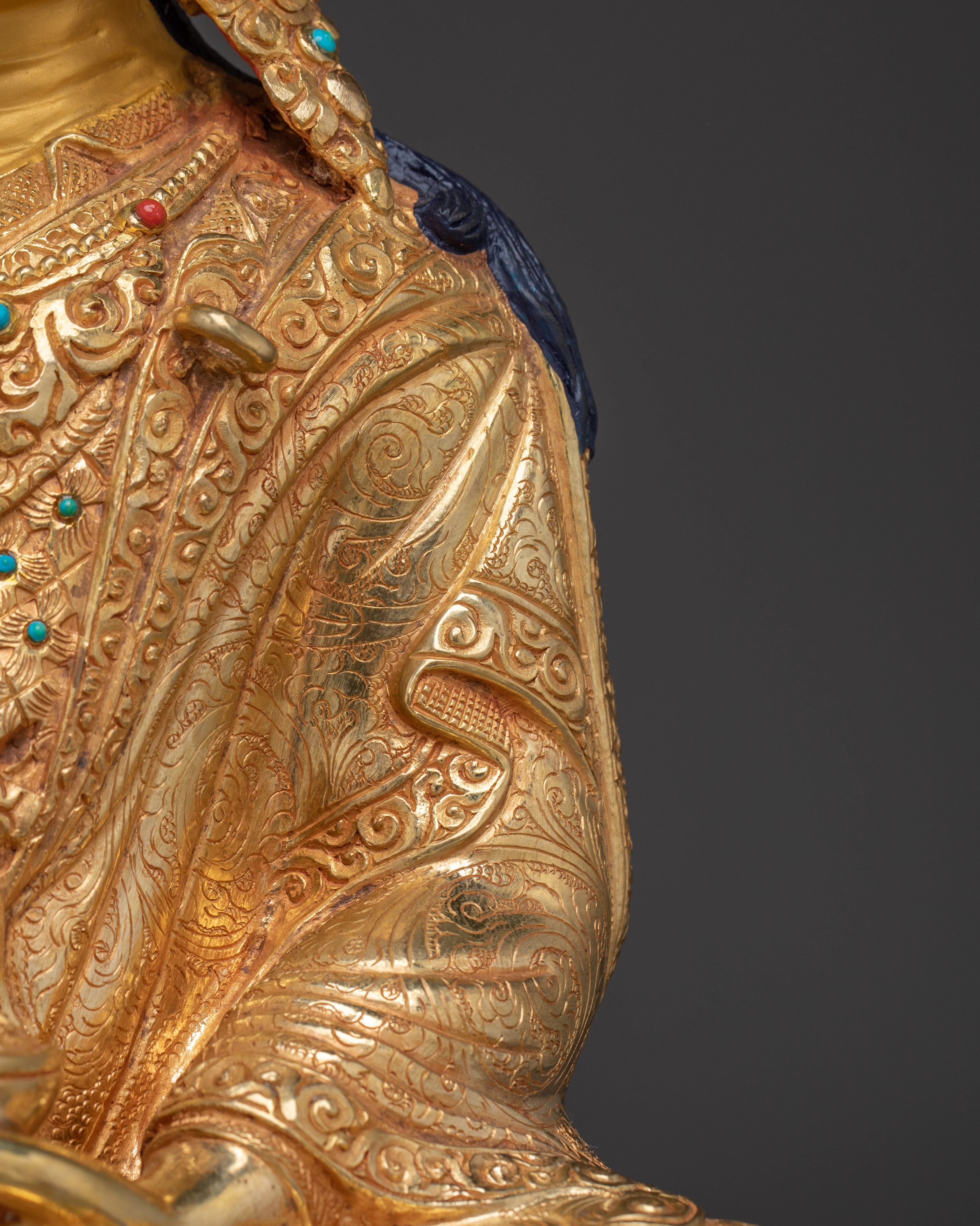 Traditional Himalayan Art of Guru Rinpoche | Tibetan Tantric Master