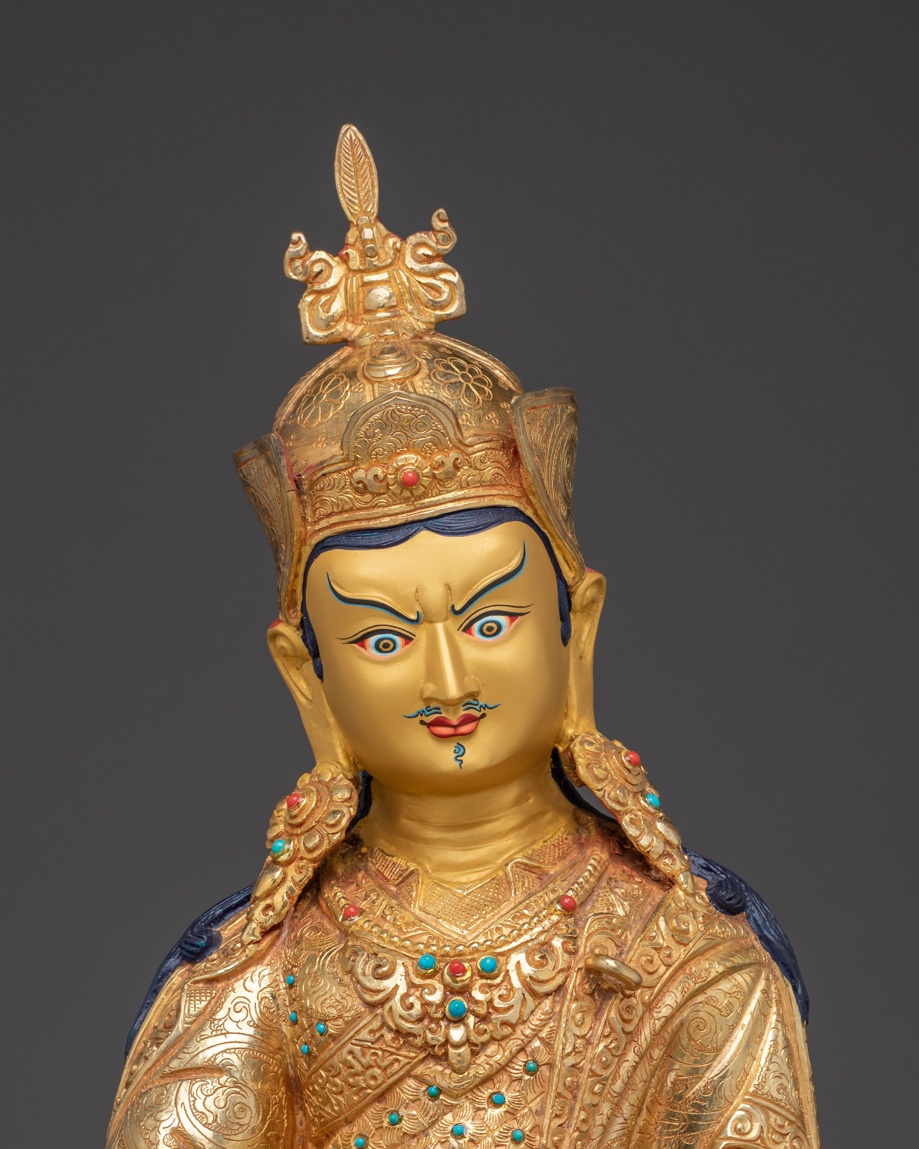 Traditional Himalayan Art of Guru Rinpoche | Tibetan Tantric Master