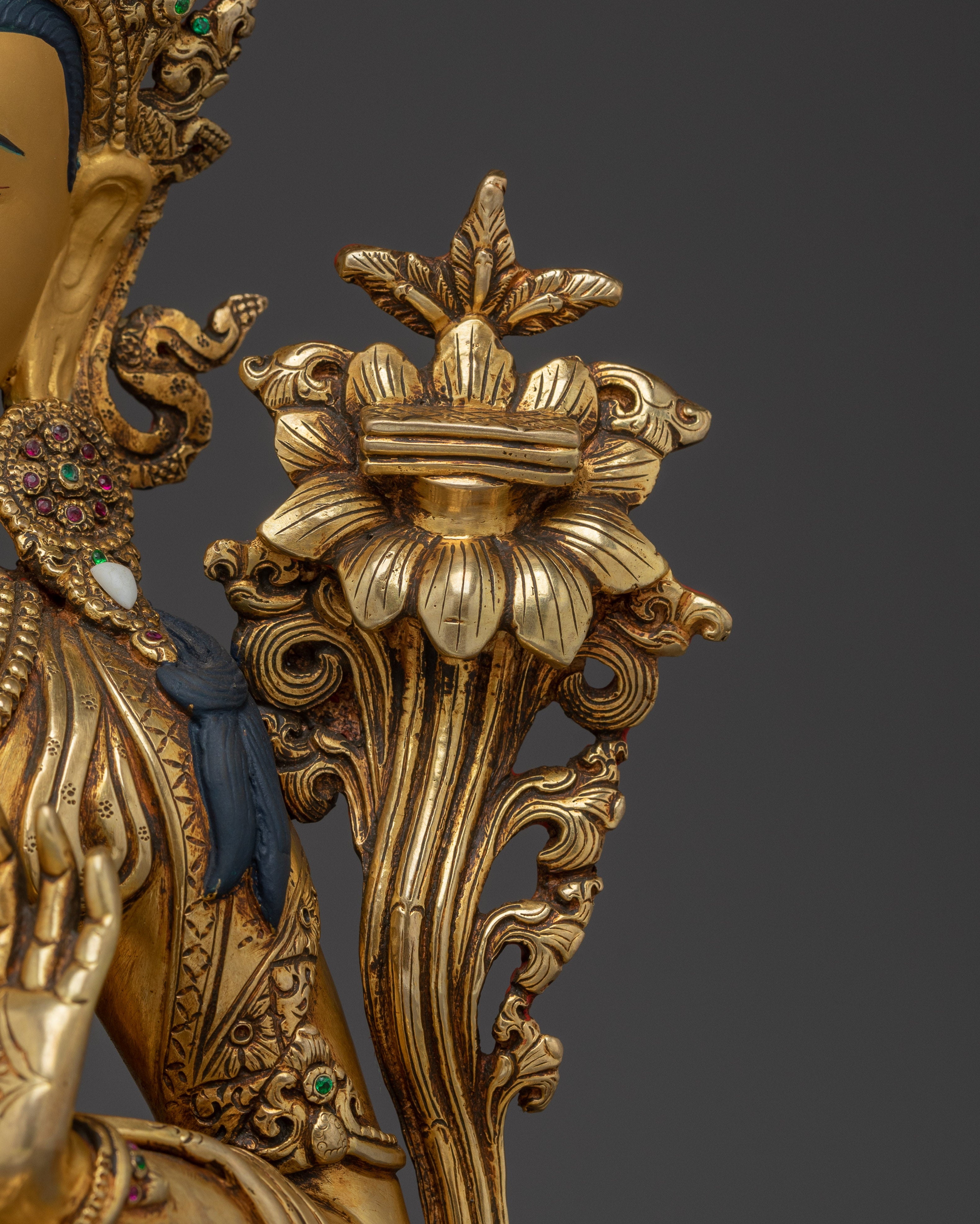 Sculpture of Tibetan Buddhist Manjushri | The Embodiment of Insight and Compassion