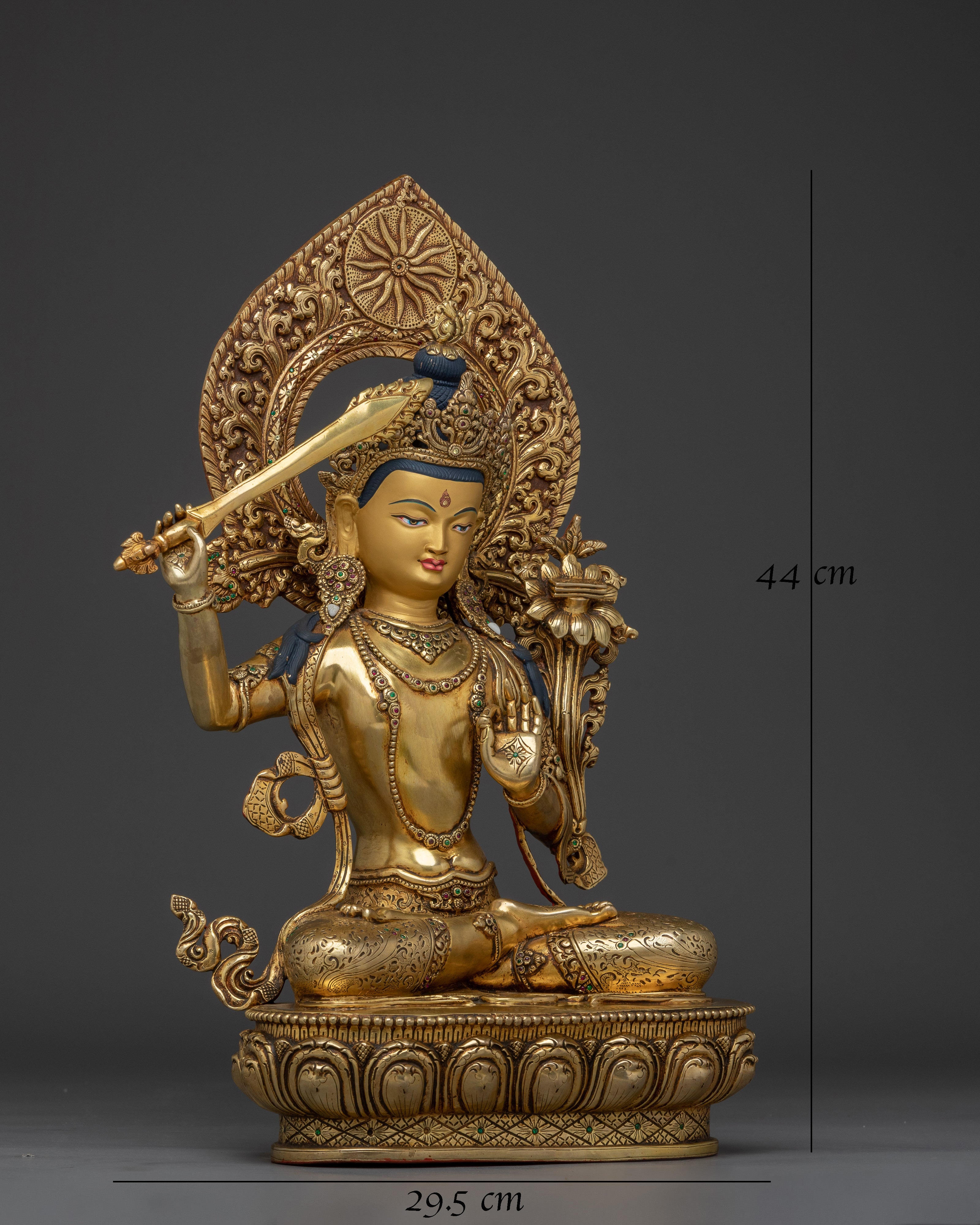 Sculpture of Tibetan Buddhist Manjushri