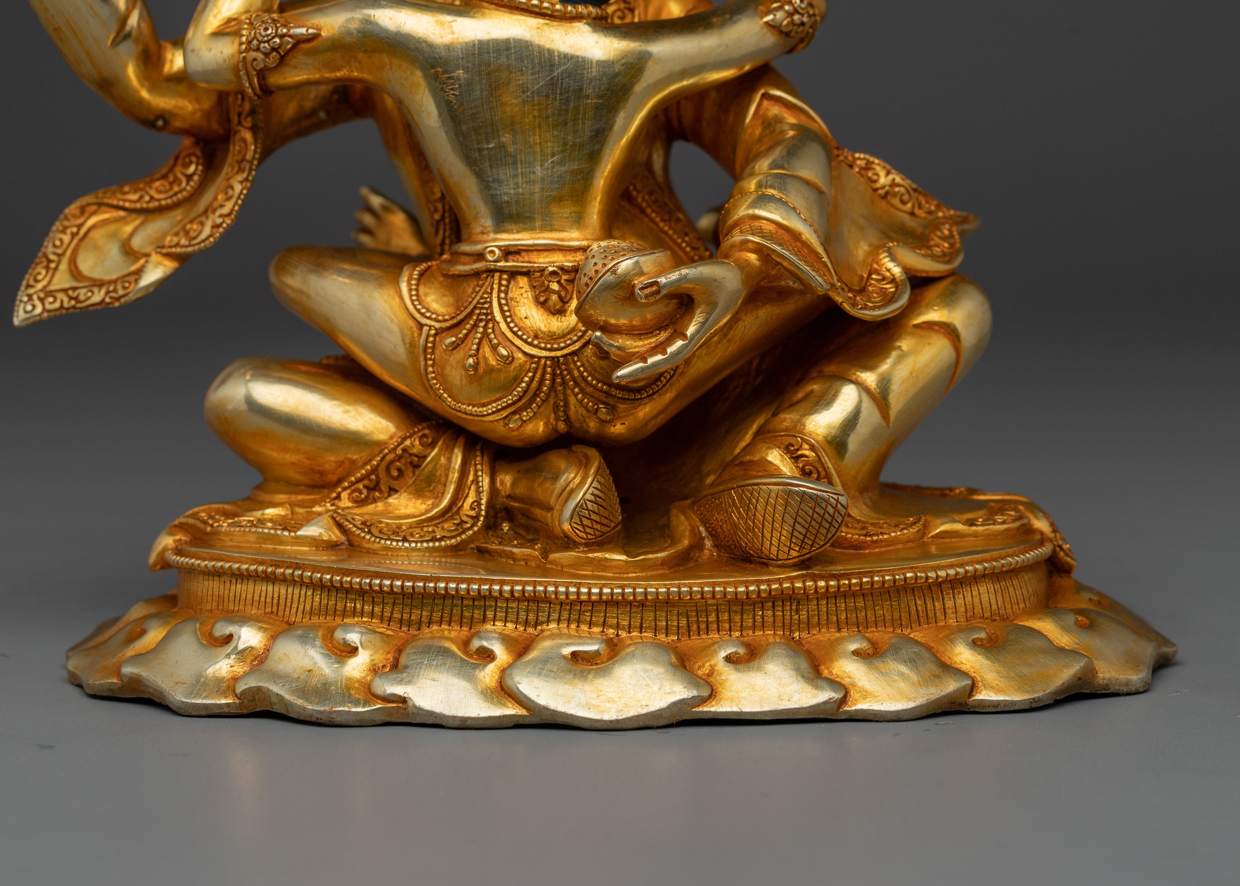 Guru Rinpoche Statue with Consort | Himalayan Pamasambhava Statue