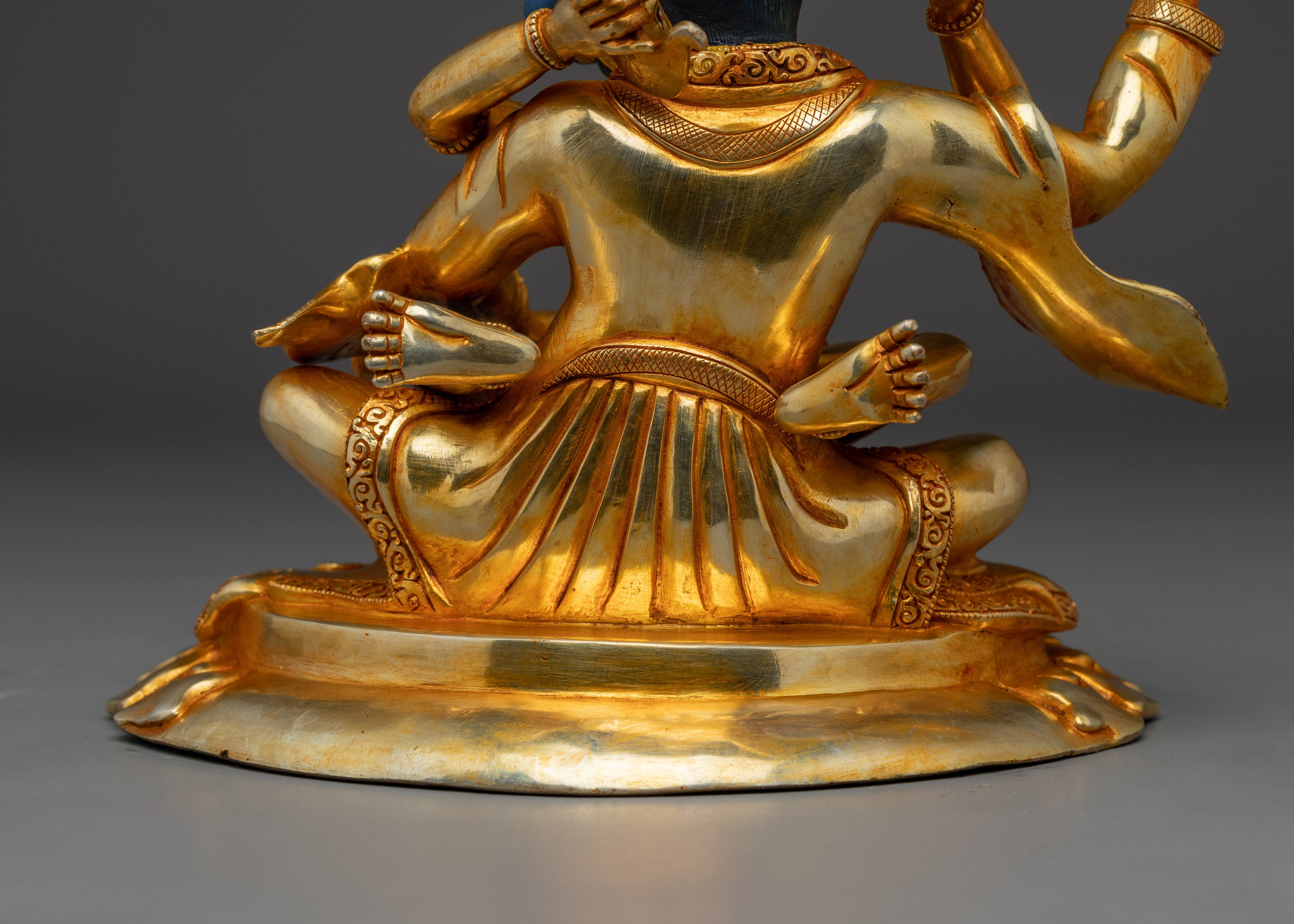 Guru Rinpoche Statue with Consort | Himalayan Pamasambhava Statue