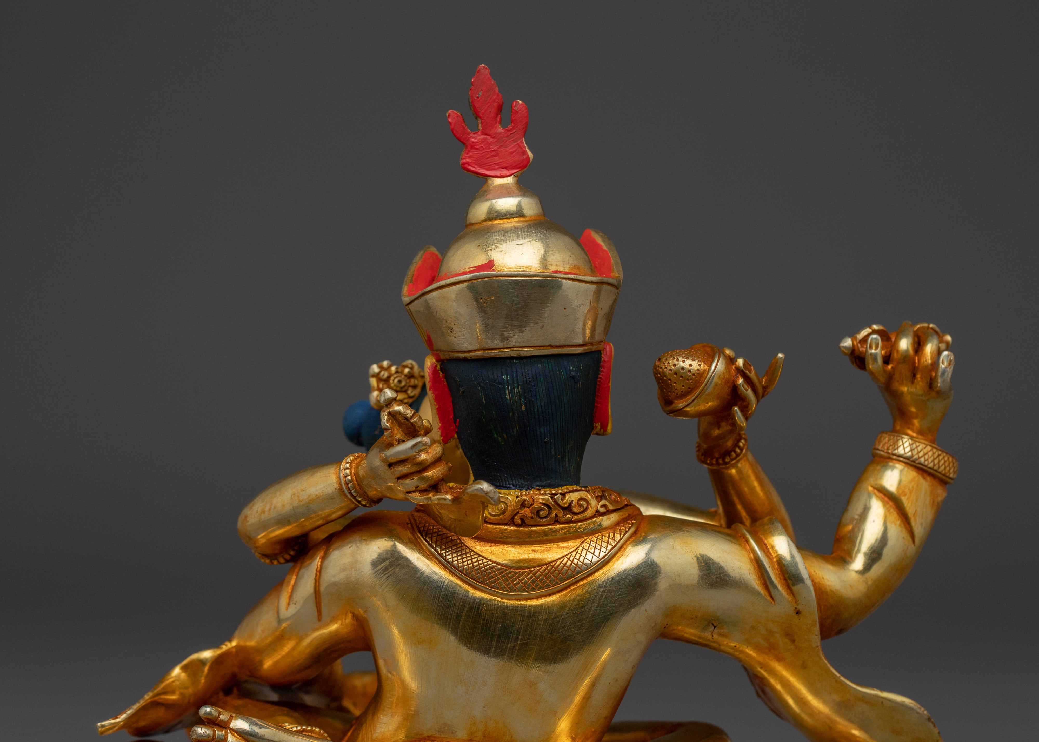 Guru Rinpoche Statue with Consort | Himalayan Pamasambhava Statue