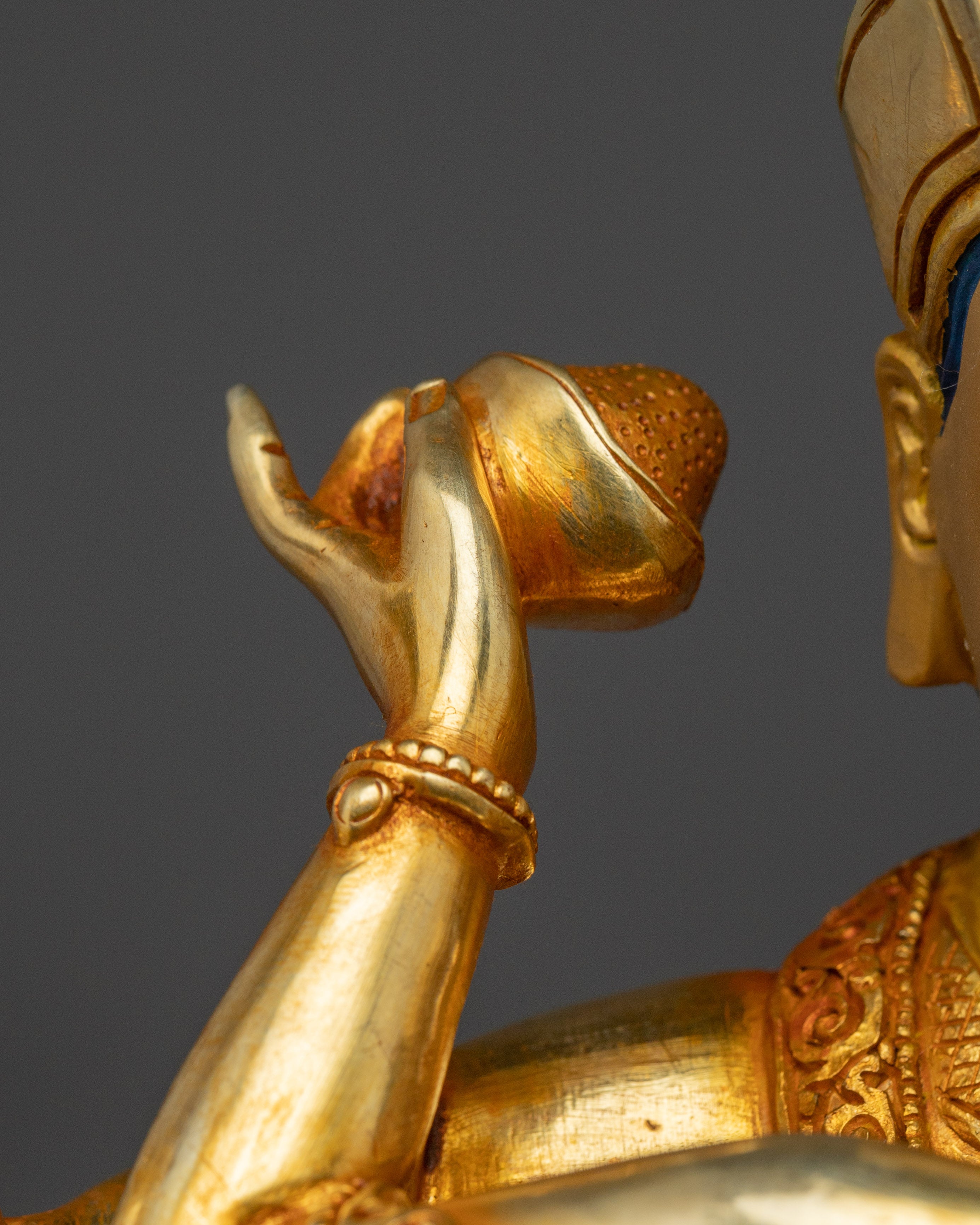 Guru Rinpoche Statue with Consort | Himalayan Pamasambhava Statue