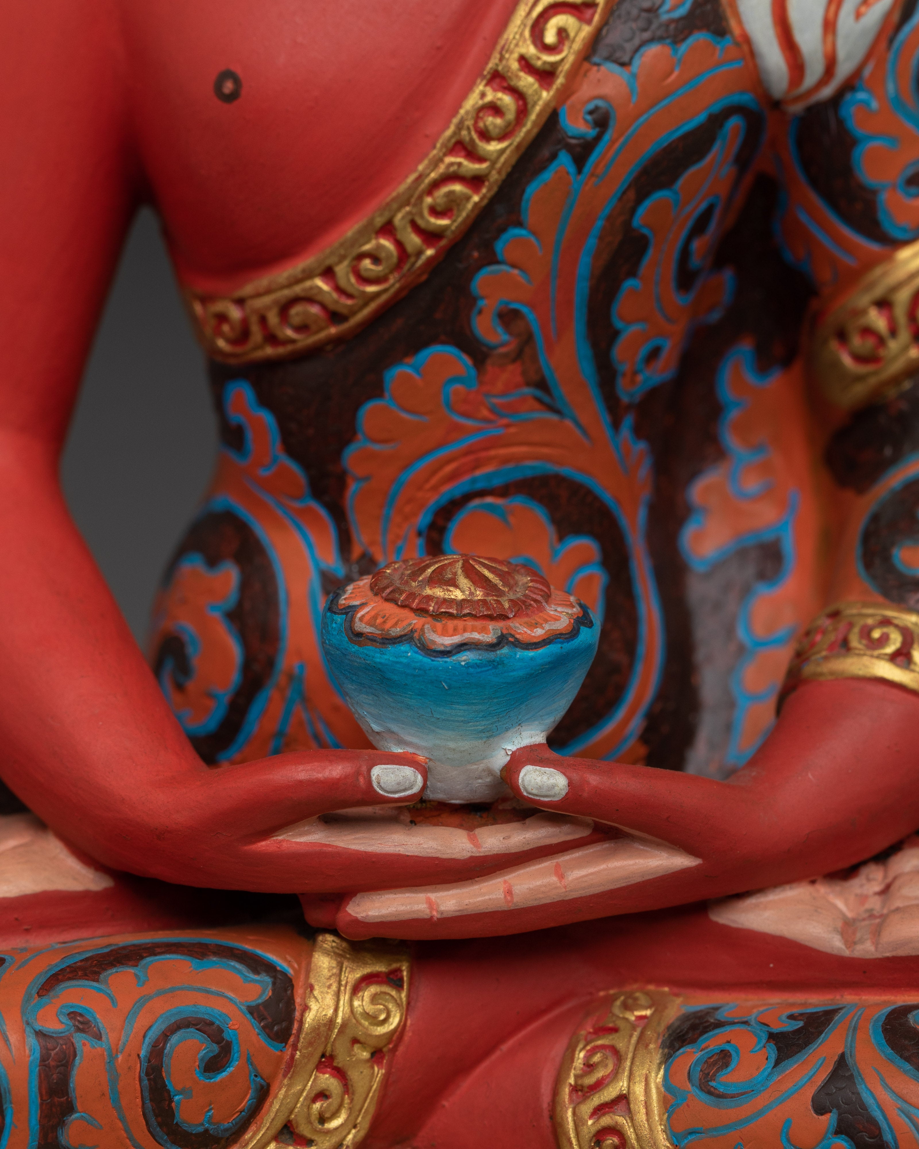 Colorful Three Buddha Statue Set | Wisdom and Peace Decor