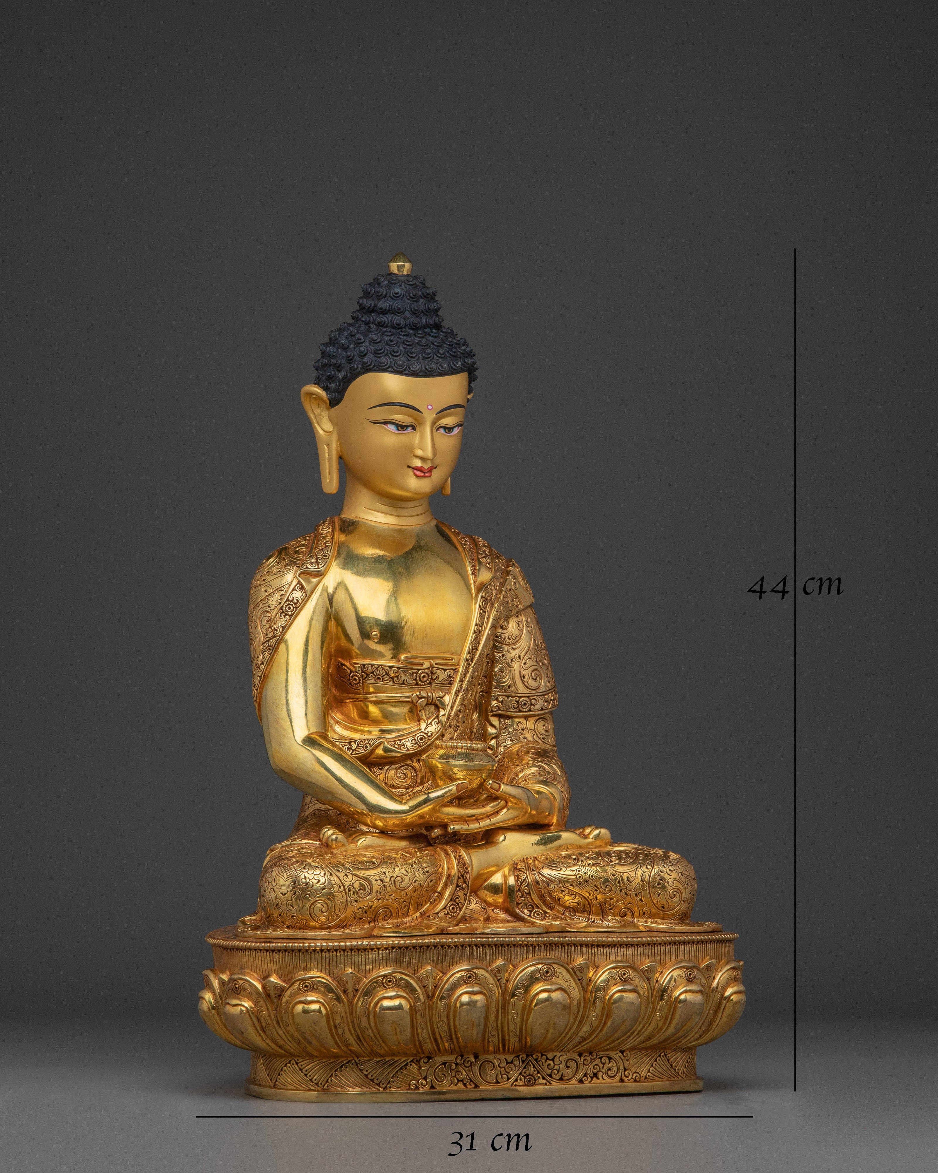 serene-amitabha-buddha-golden-copper-statue