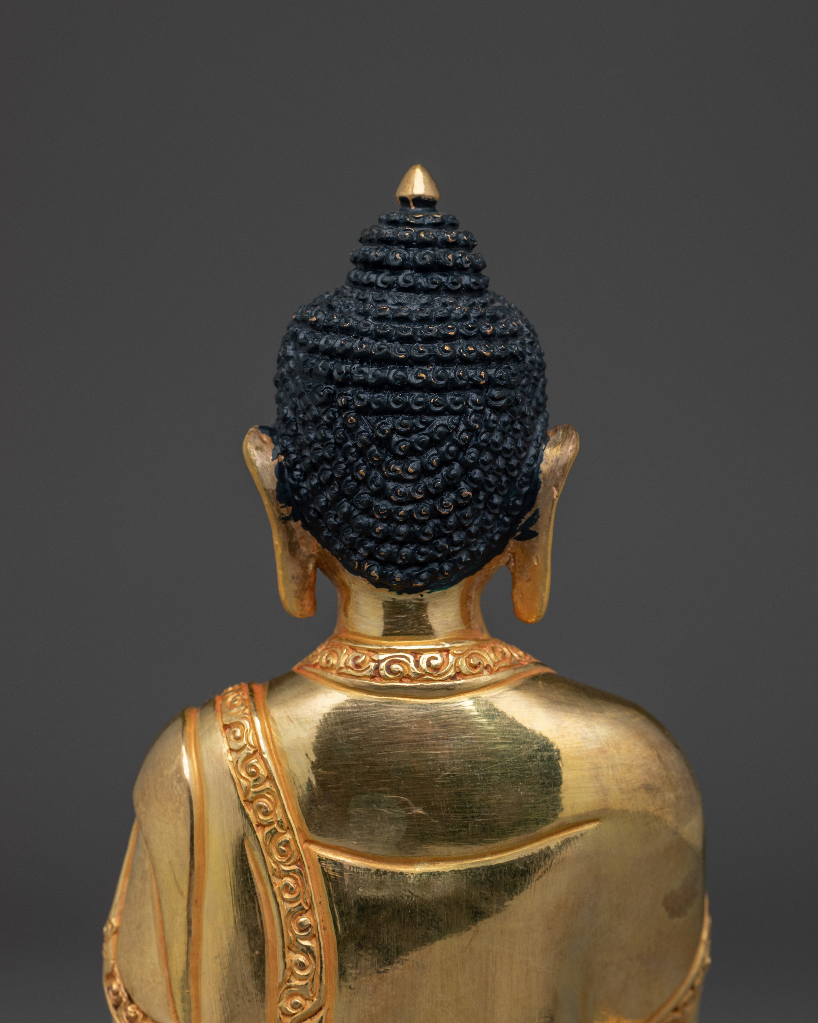 Shakyamuni buddha Peaceful Copper Statue | Gautama Buddha Sculpture