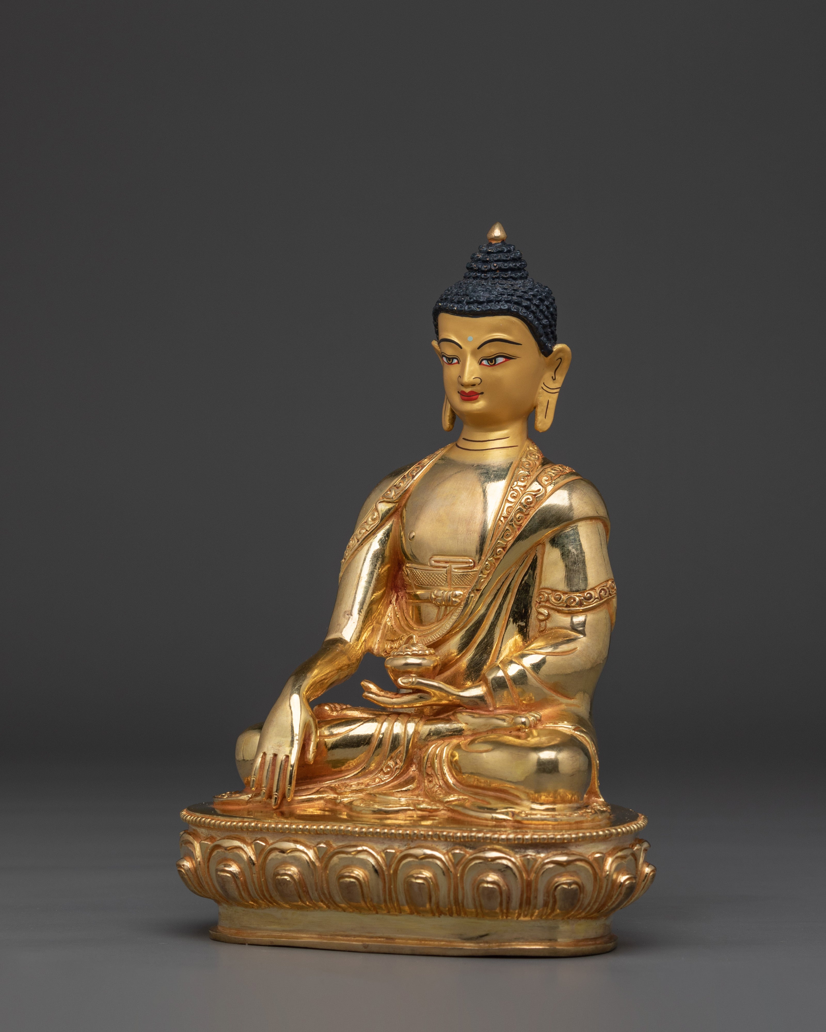 Shakyamuni buddha Peaceful Copper Statue | Gautama Buddha Sculpture