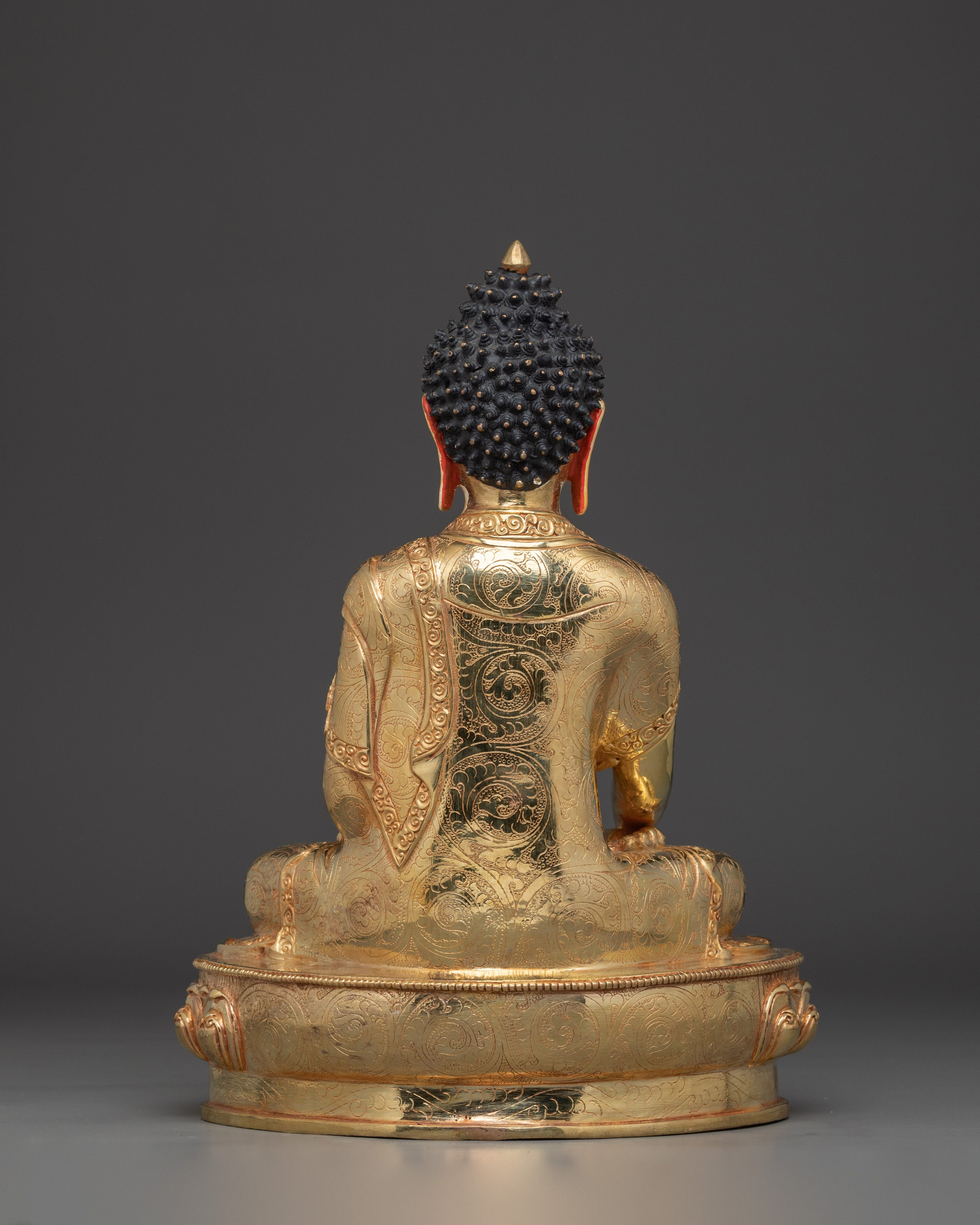 Peaceful Shakyamuni Buddha Copper Statue | Gautama Buddha Artwork