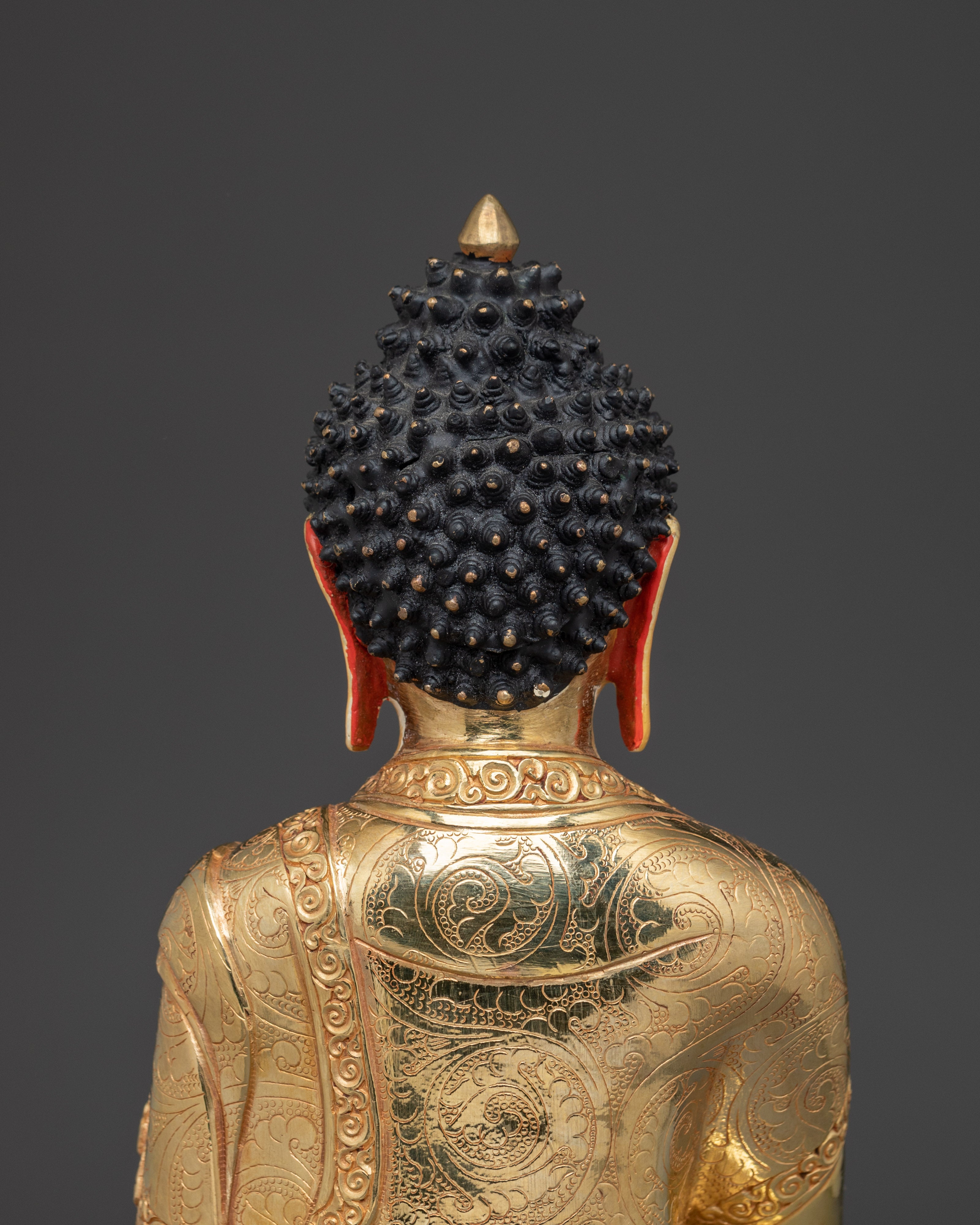 Peaceful Shakyamuni Buddha Copper Statue | Gautama Buddha Artwork