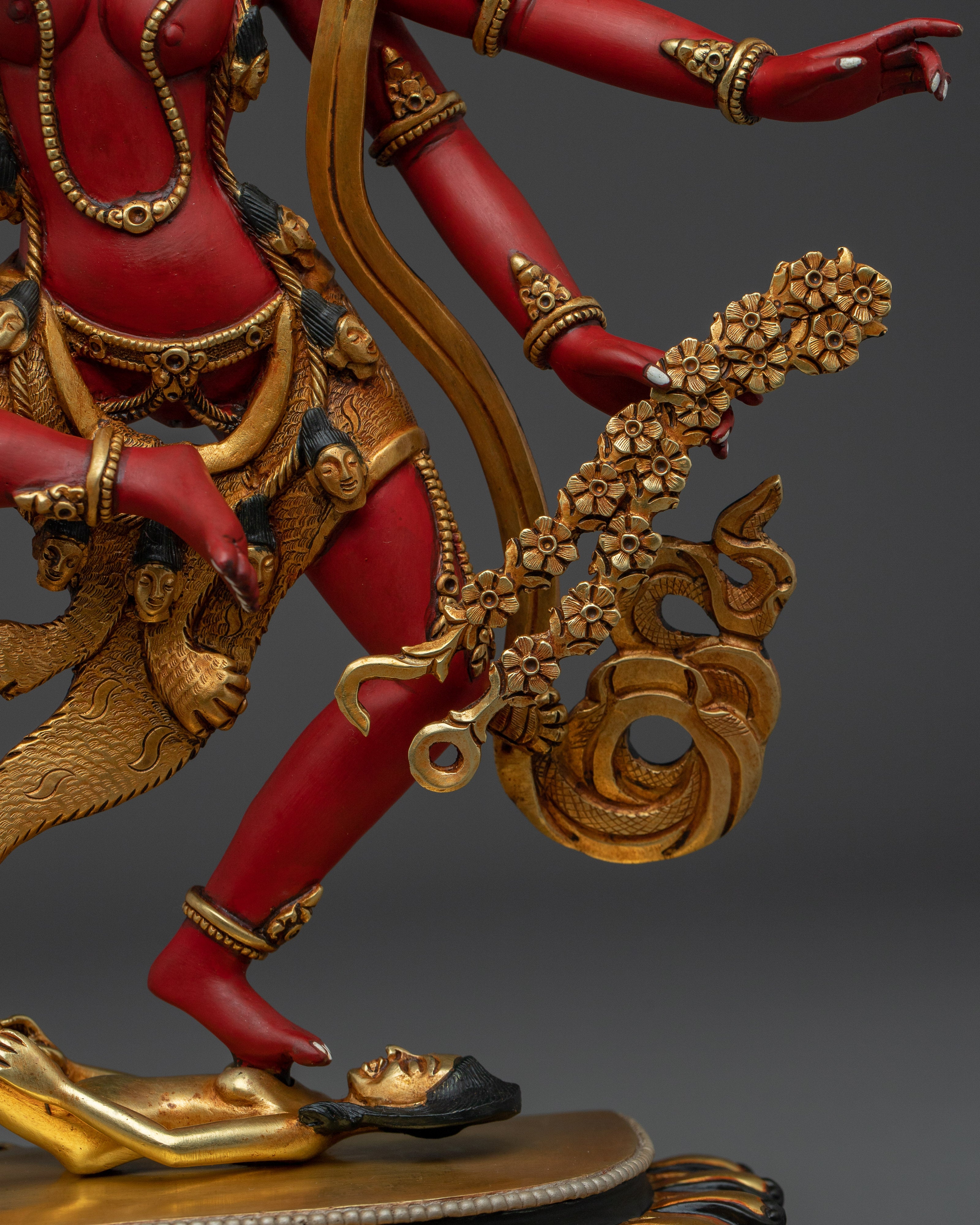 Tibetan Dakini Kurukulla Statue | Himalayan Handmade Artwork