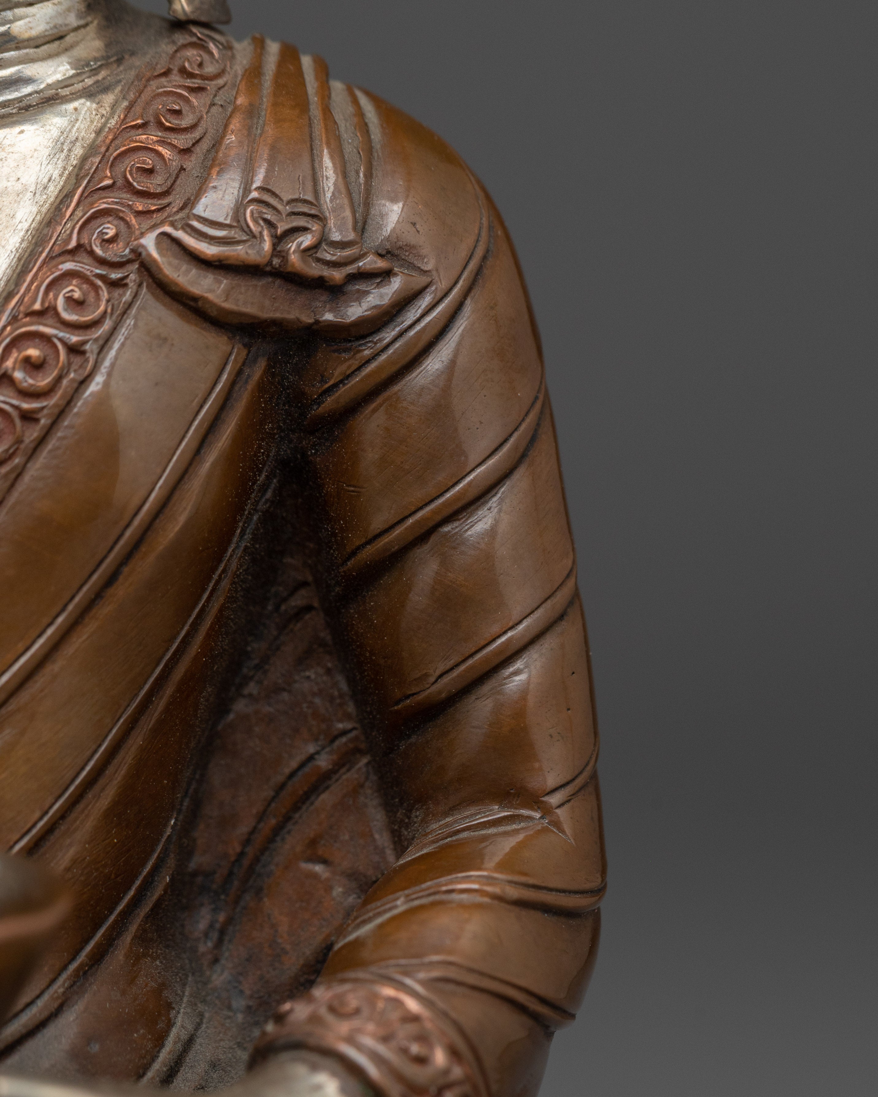 Amitabha Buddha Copper Handmade Statue | Dharmakara Artwork