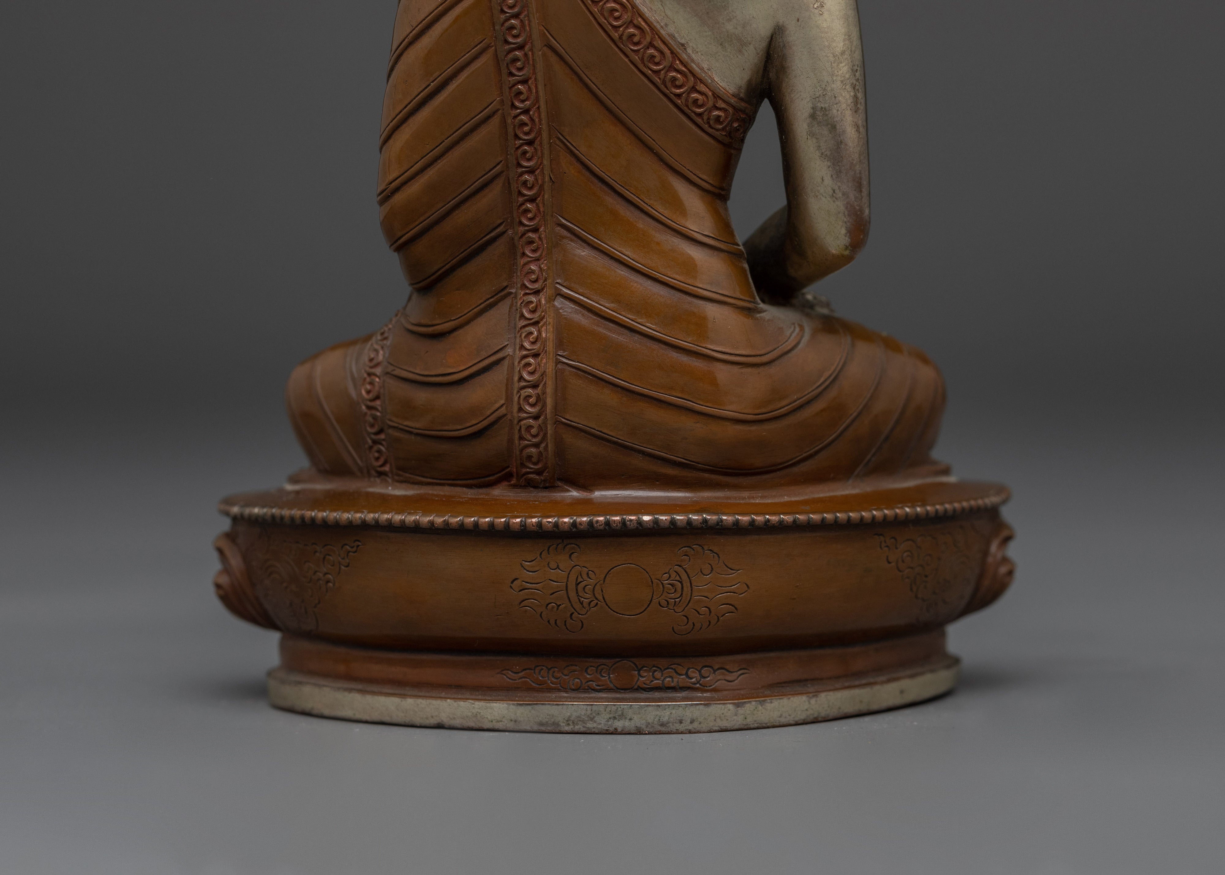 Amitabha Buddha Copper Handmade Statue | Dharmakara Artwork