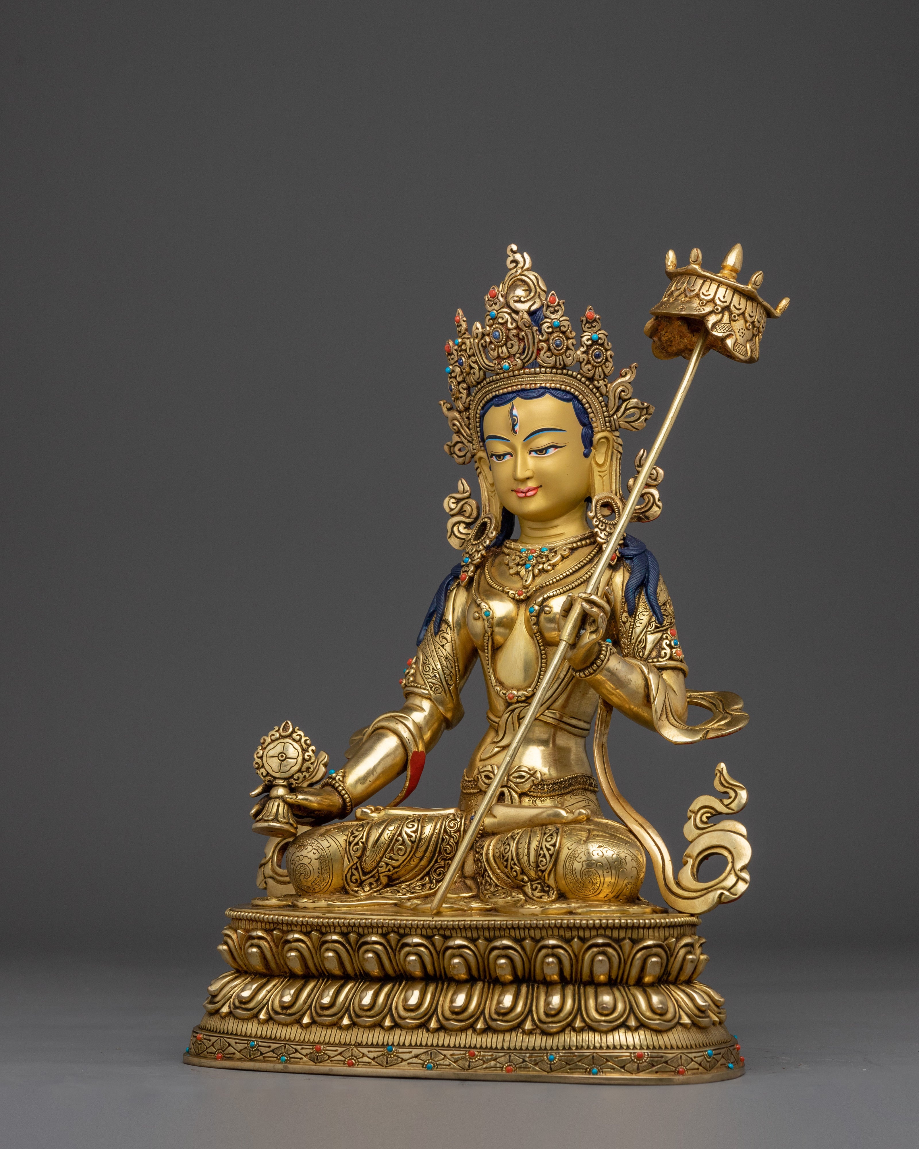 Nepalese Dukar Statue | White Parasol Bodhisattva