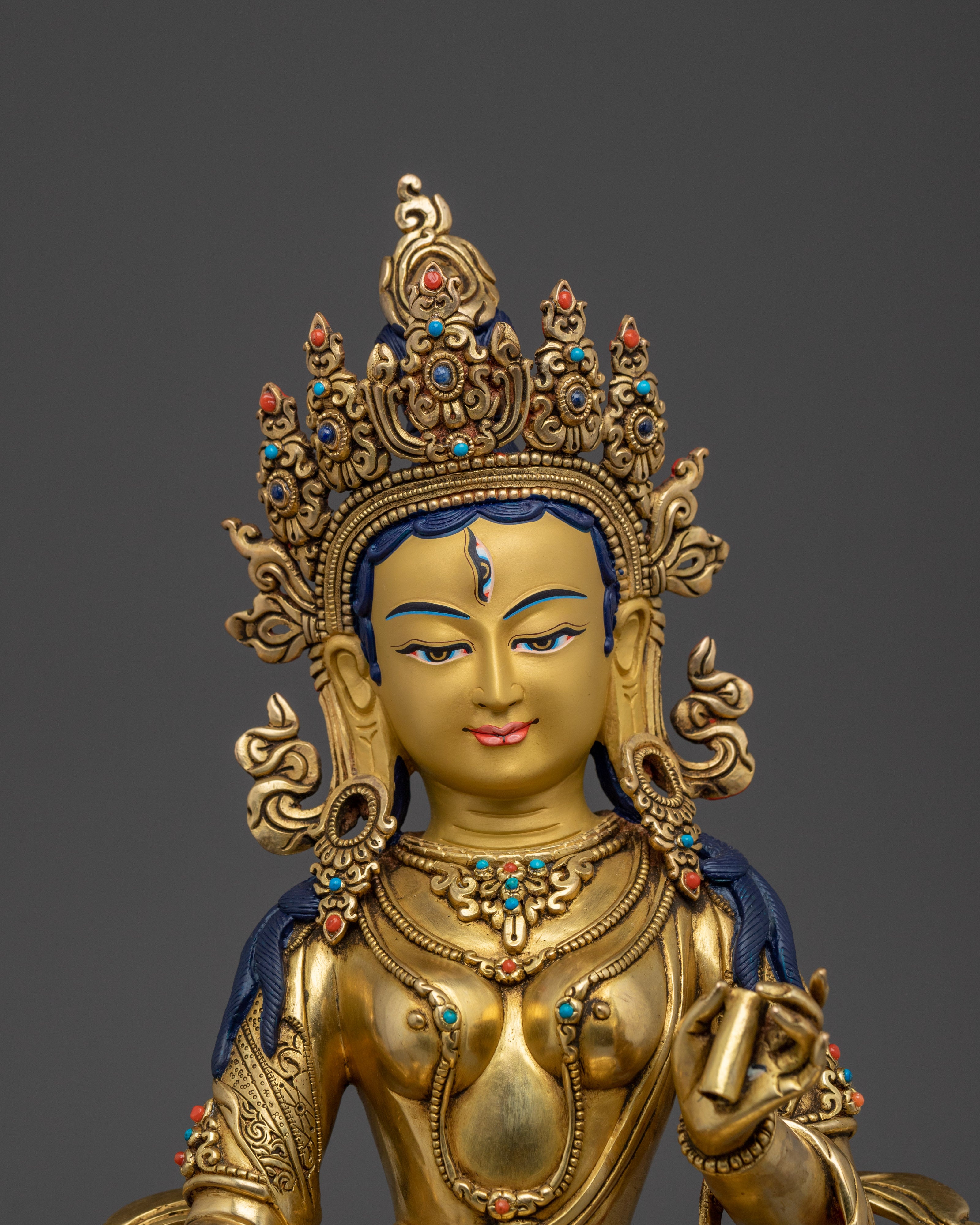Nepalese Dukar Statue | White Parasol Bodhisattva