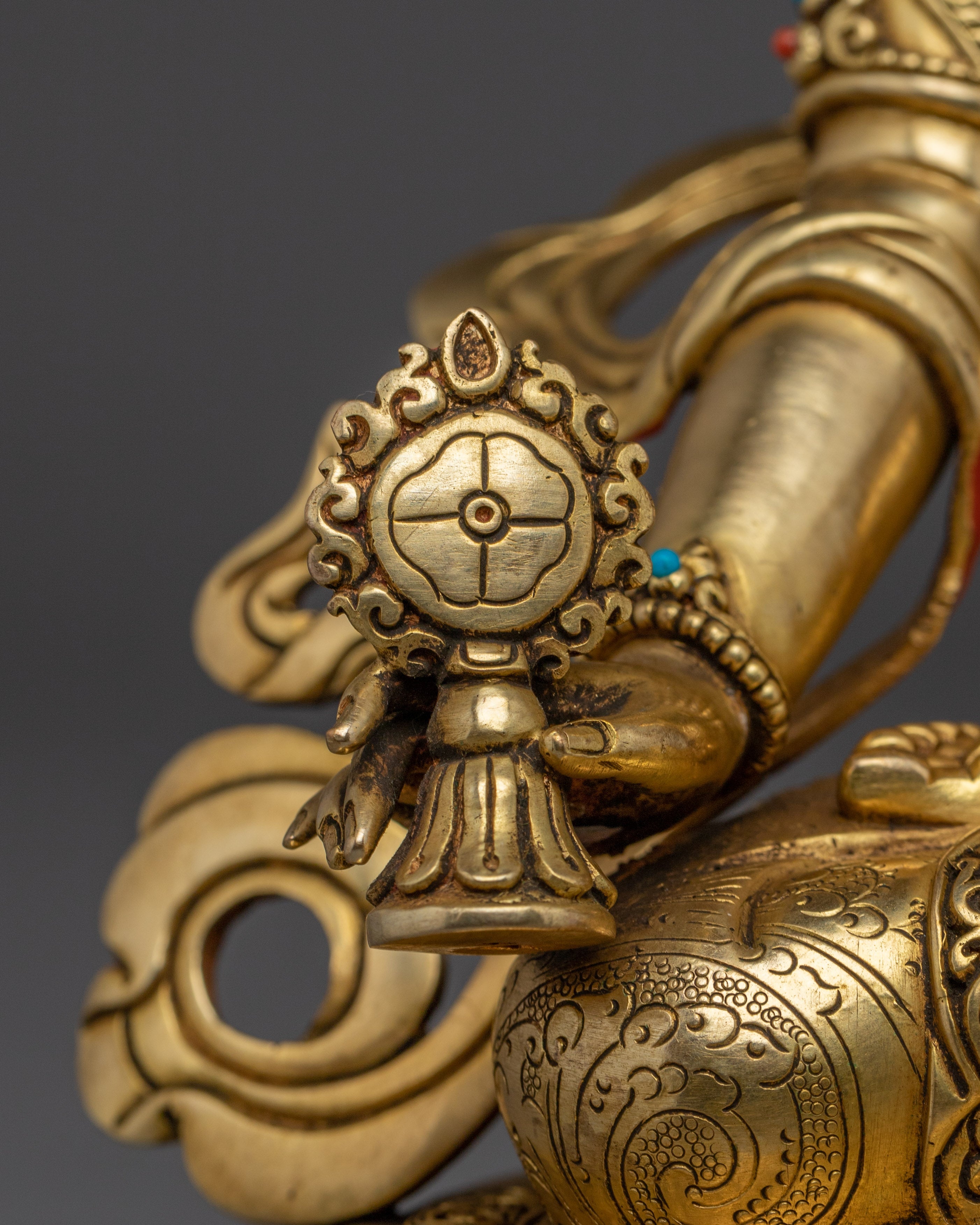 Nepalese Dukar Statue | White Parasol Bodhisattva