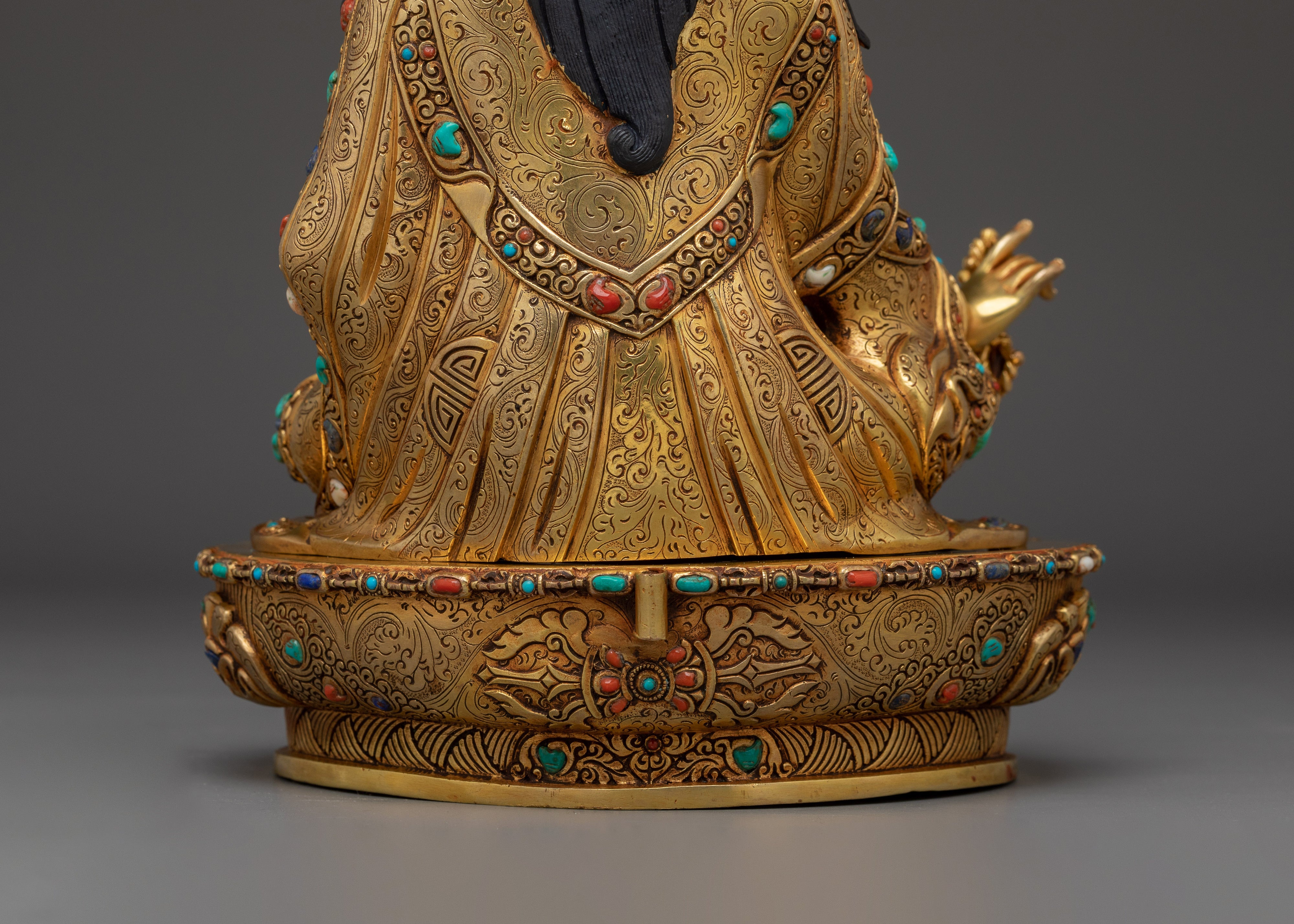 Sacred Tantric Buddhism Padmasambhava Sculpture | Spiritual Zen Artwork