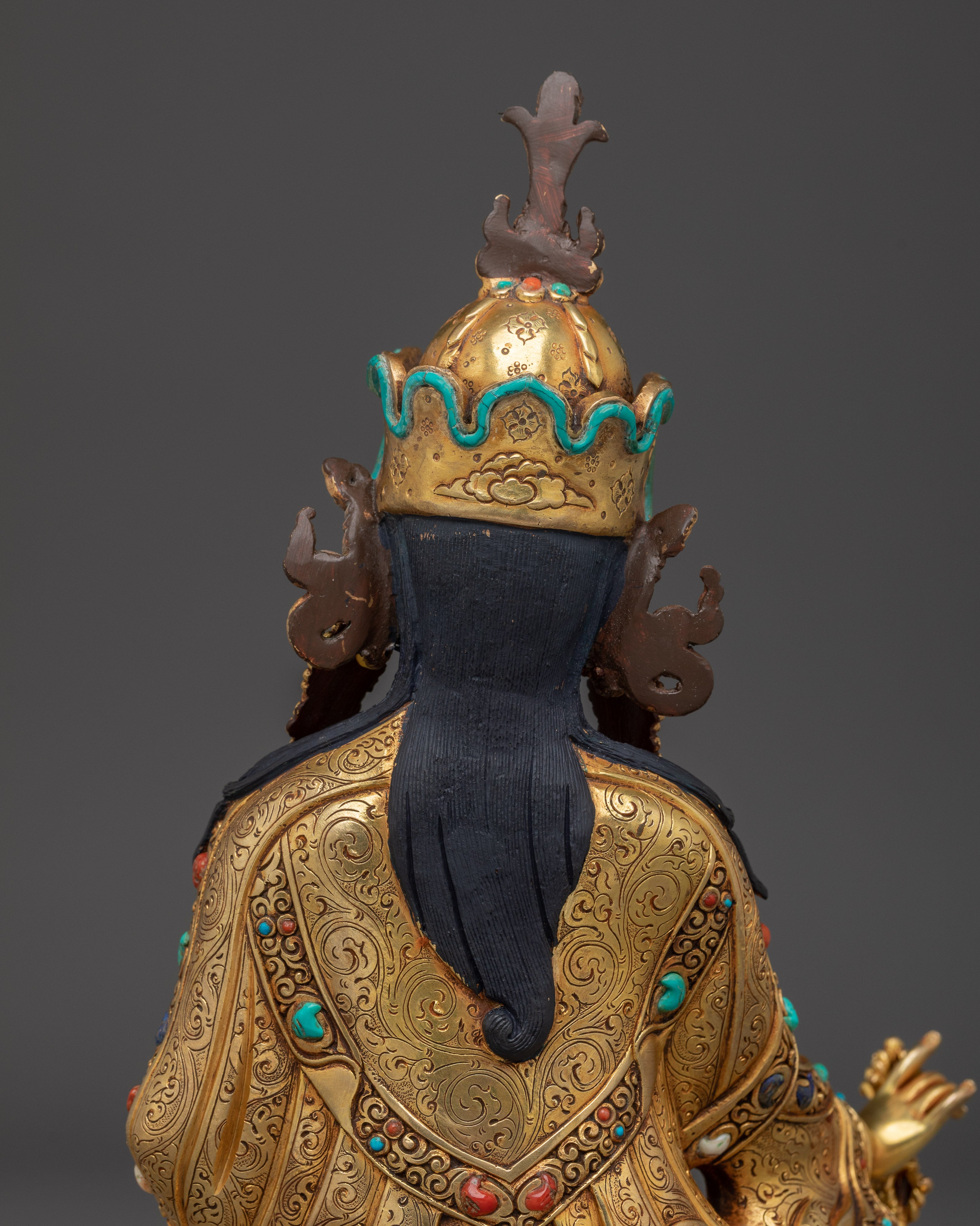 Sacred Tantric Buddhism Padmasambhava Sculpture | Spiritual Zen Artwork