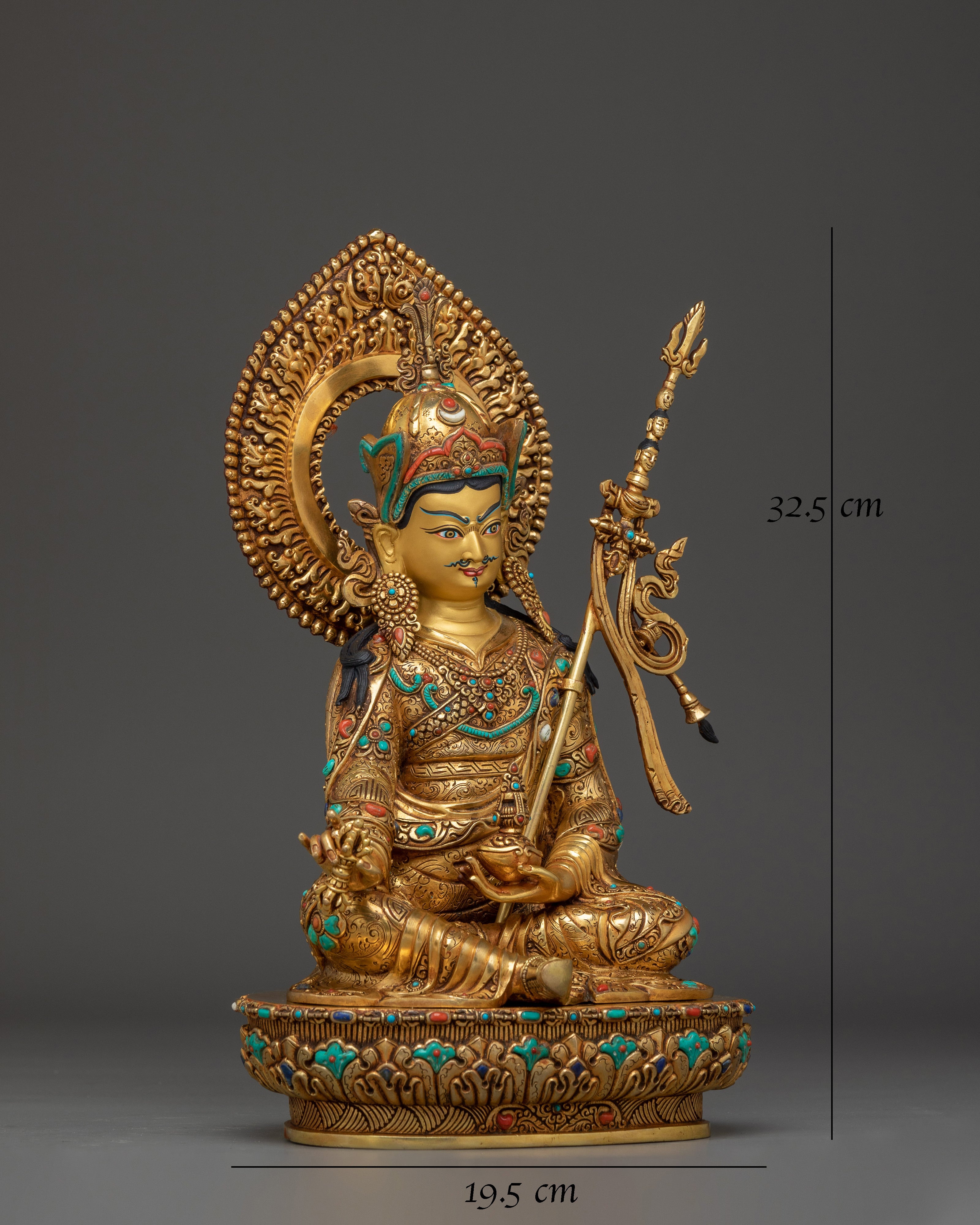 Sacred Tantric Buddhism Padmasambhava Sculpture