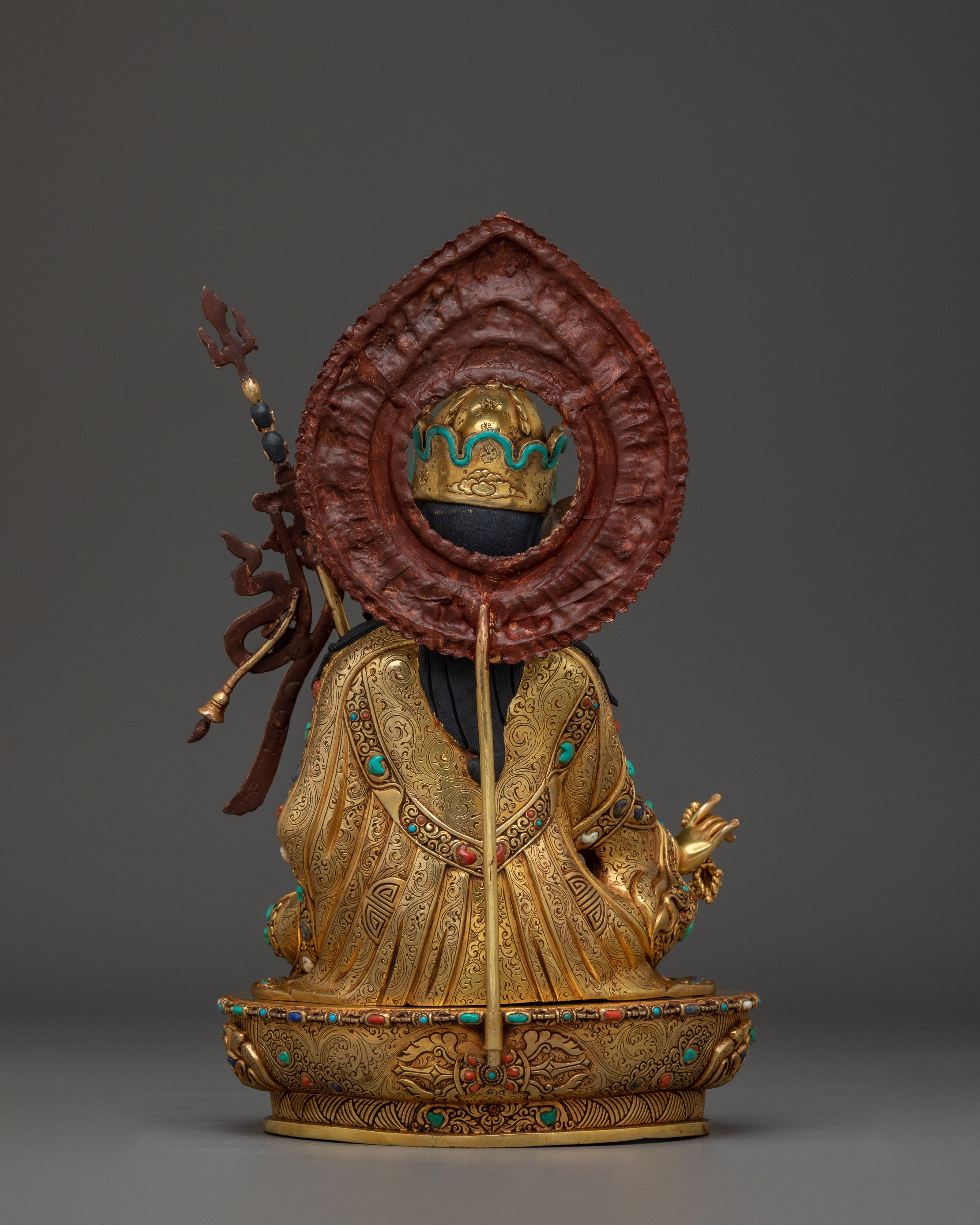 Sacred Tantric Buddhism Padmasambhava Sculpture | Spiritual Zen Artwork